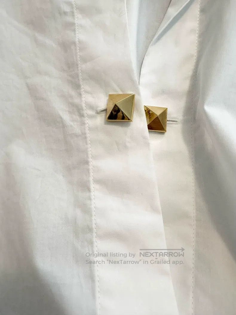 Valentino Valentino White shirt Size S / US 4 / IT 40 - 5 Thumbnail