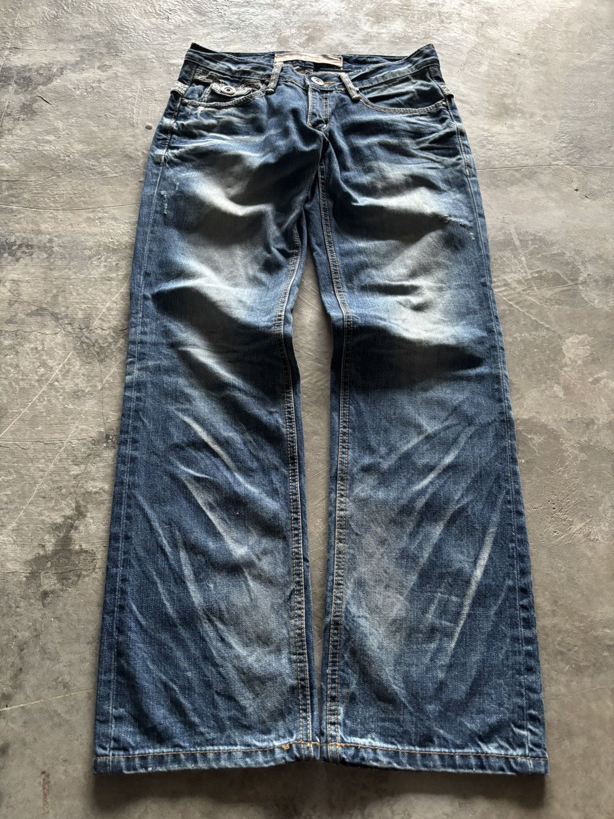 If Six Was Nine LOLITA distressed mud wash whiskered japanese grunge punk Size US 30 / EU 46 - 1 Thumbnail