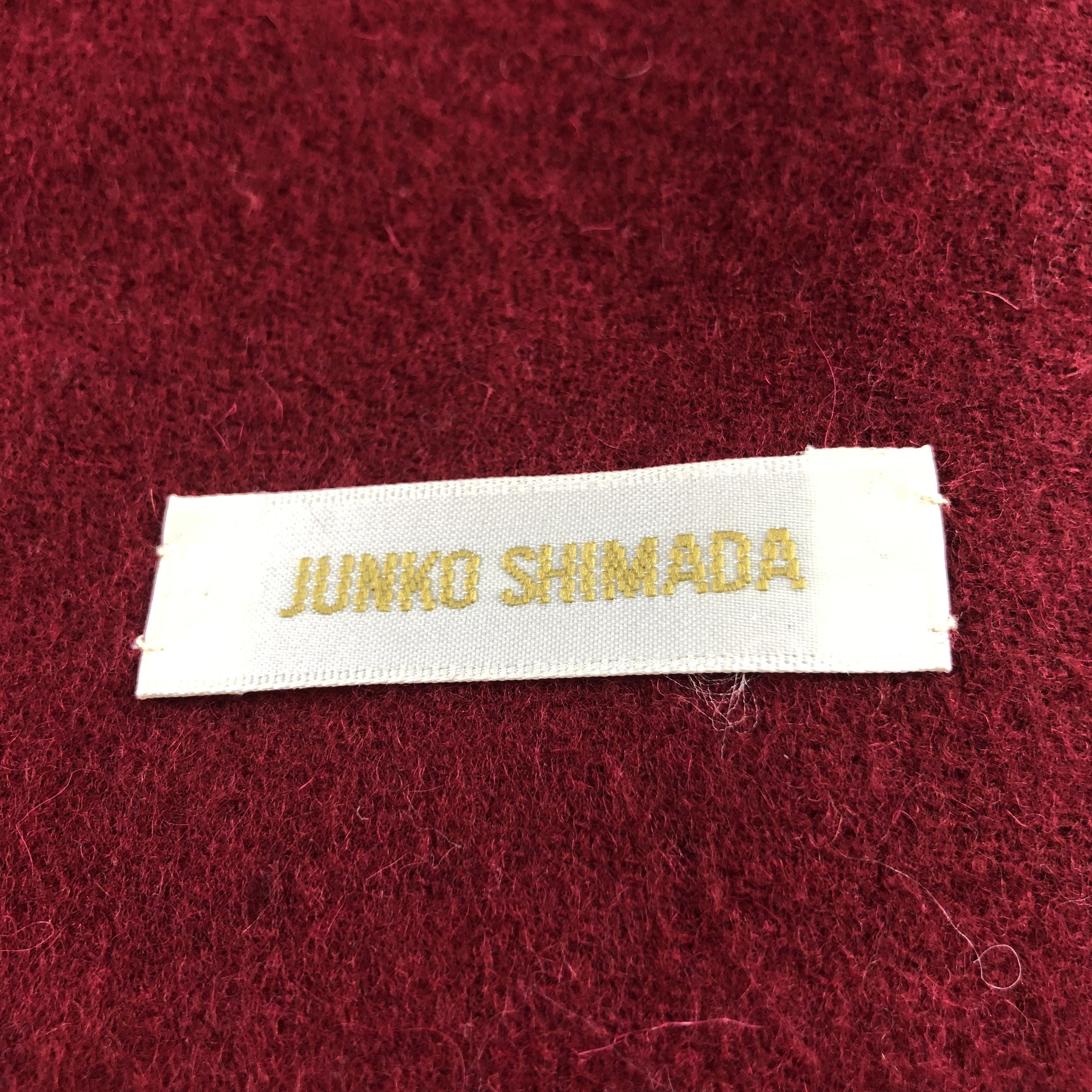 Junko Shimada Junko Shimada Wool Scarf Muffler V870 Size ONE SIZE - 4 Thumbnail