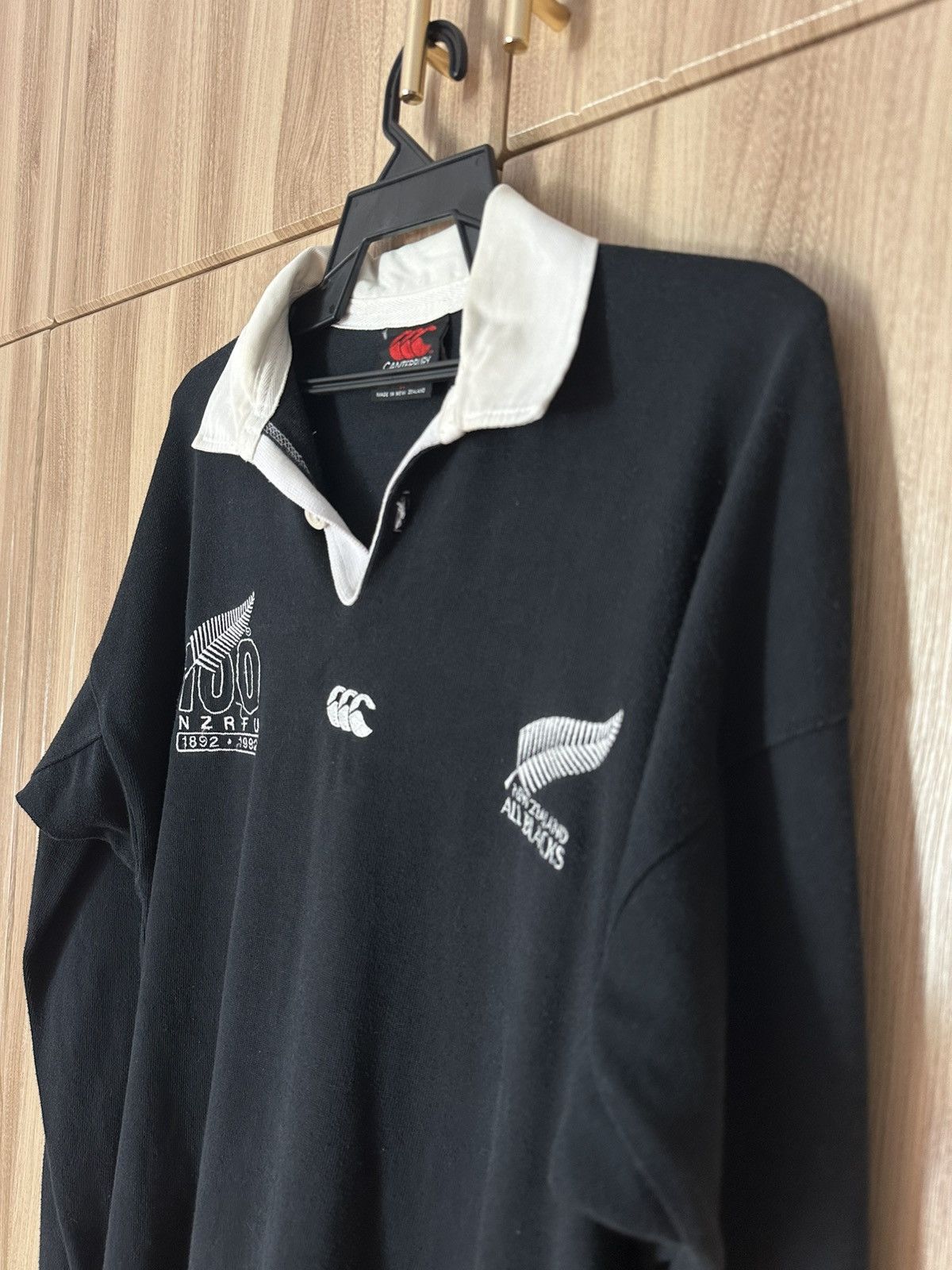 Canterbury of New Zealand × Vintage Vintage Canterbury All Blacks 100 Year Anniversary Shirt Size US M / EU 48-50 / 2 - 2 Thumbnail