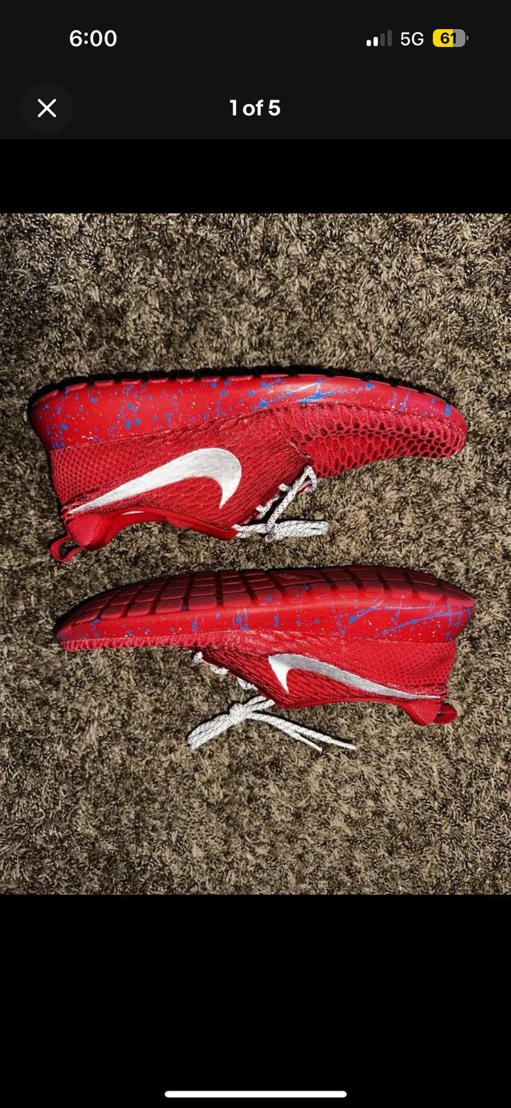 Nike custom roshes Size US 12.5 / EU 45-46 - 5 Thumbnail