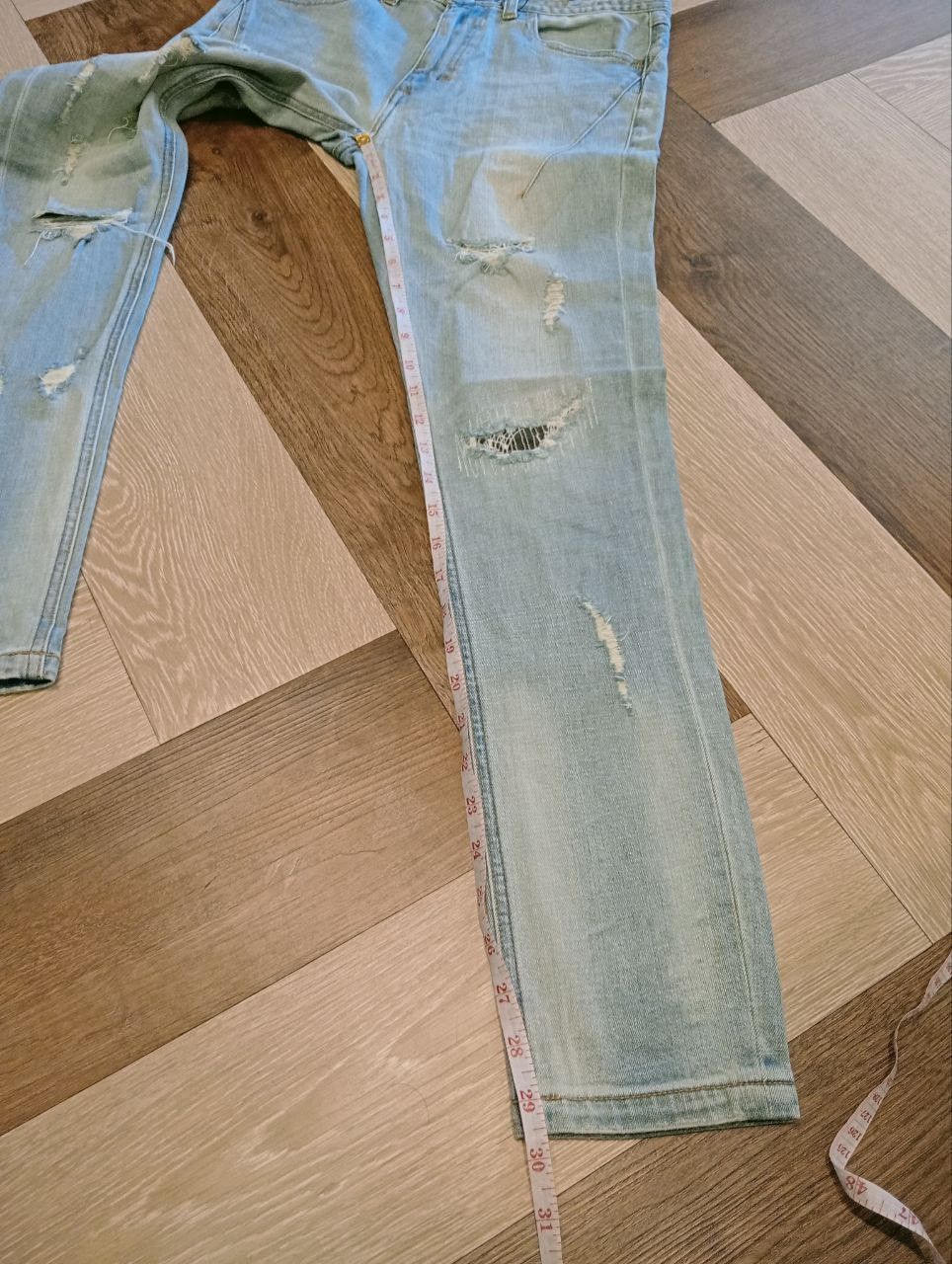 Number (N)ine NUMBER NINE JAPAN DISTRESSED LOOK SKINNY PANTS Size US 30 / EU 46 - 14 Thumbnail