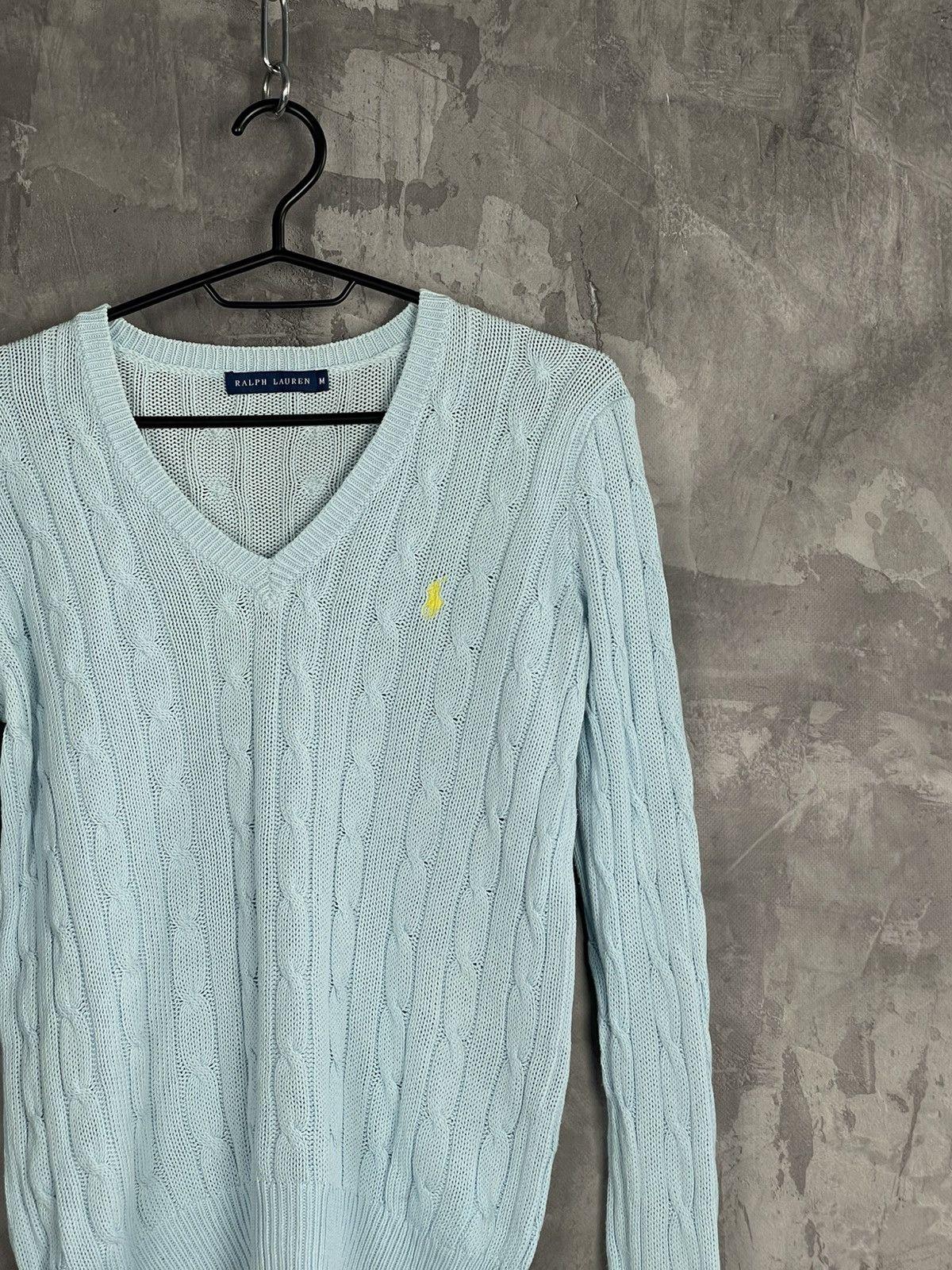 Polo Ralph Lauren × Vintage Vintage Polo Ralph Lauren V-Neck Knit Sweater Luxury Hype Size M / US 6-8 / IT 42-44 - 4 Thumbnail