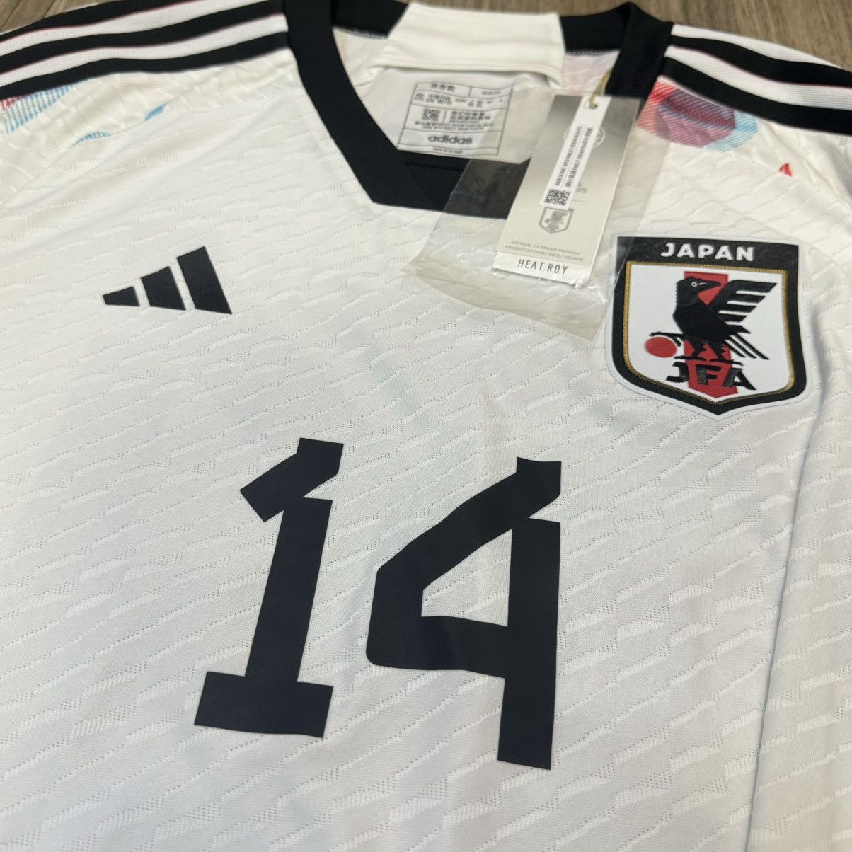 Adidas Japan 22/23 player issue away shirt #14 Ito (Bnwt) Size US XL / EU 56 / 4 - 4 Thumbnail