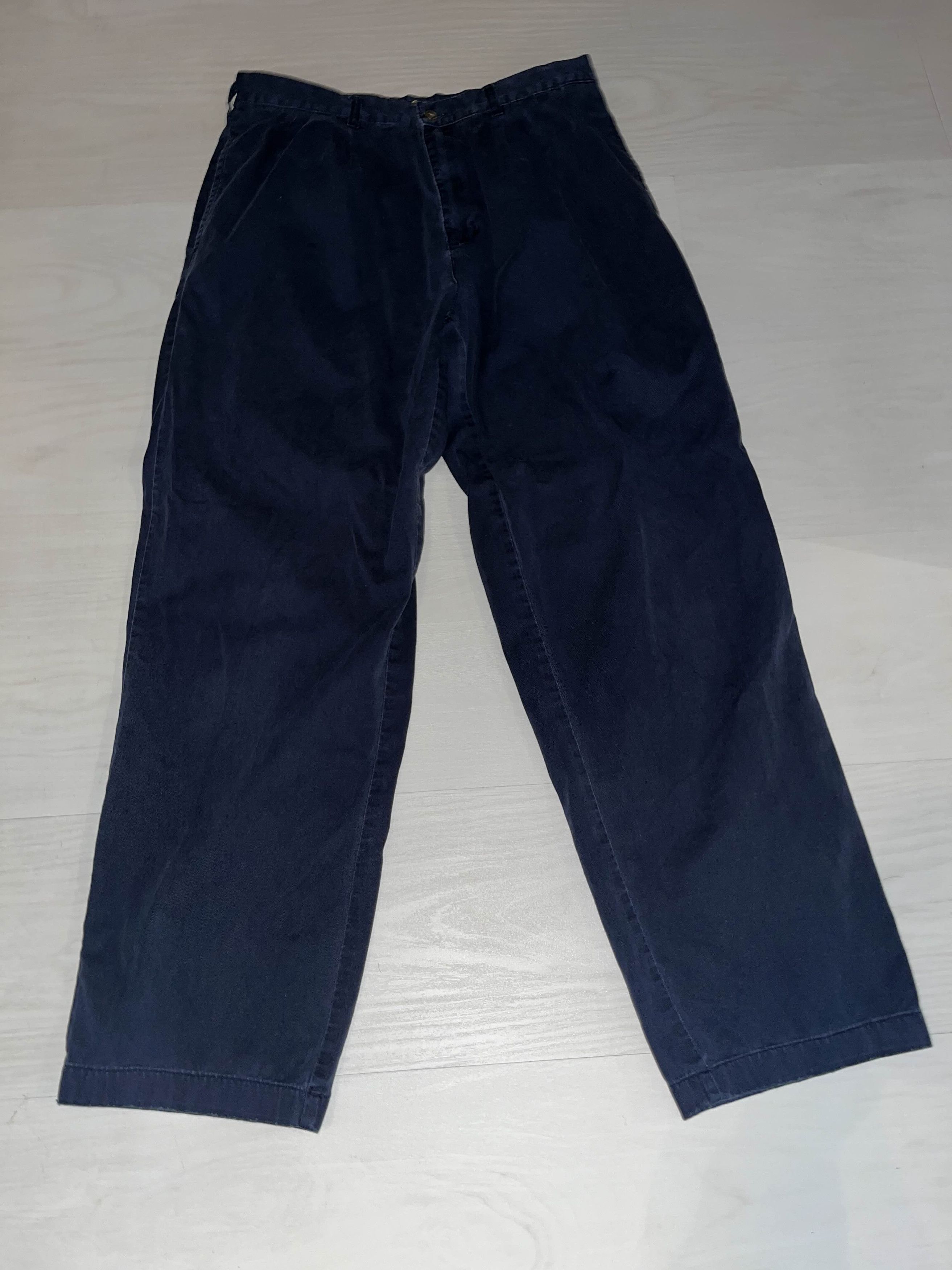 Chaps × Chaps Ralph Lauren Baggy Chaps Ralph Lauren Navy Slacks Size US 34 / EU 50 - 1 Thumbnail