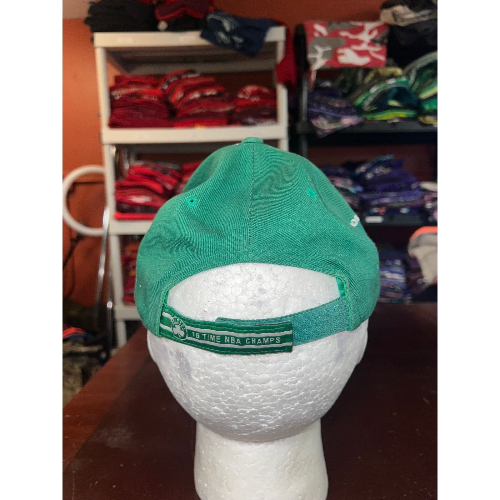 Reebok Boston Celtics NBA Champions Hat 16 Time Champs Green Cap Size ONE SIZE - 5 Thumbnail