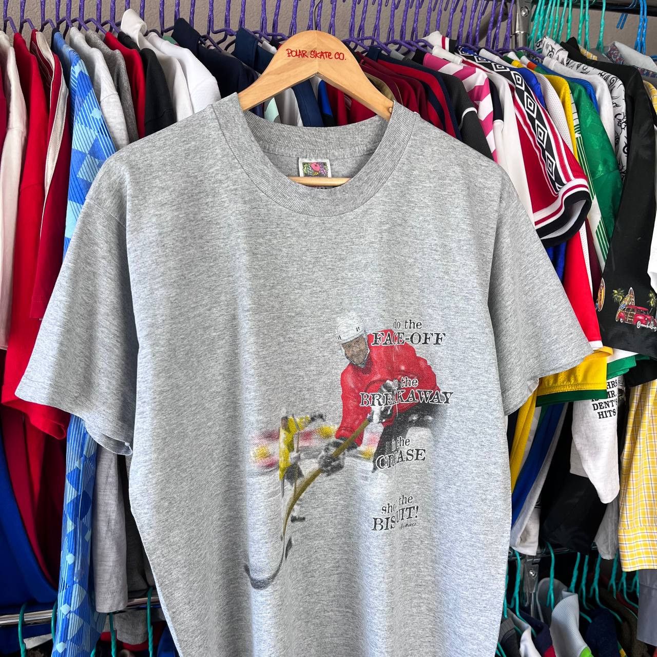 NHL Vintage 90s NHL Hockey Tshirt Size L Size US L / EU 52-54 / 3 - 1 Thumbnail