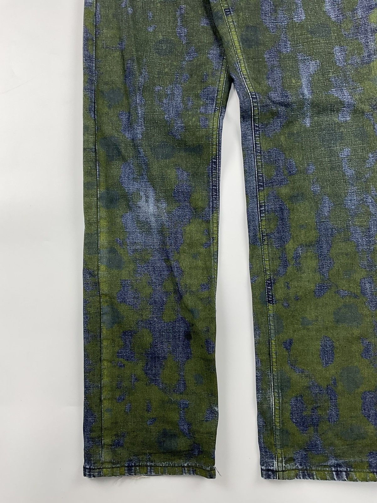 Walter Van Beirendonck Walter Van Beirendonck Hand Painted Moss Jeans Size US 28 / EU 44 - 5 Thumbnail