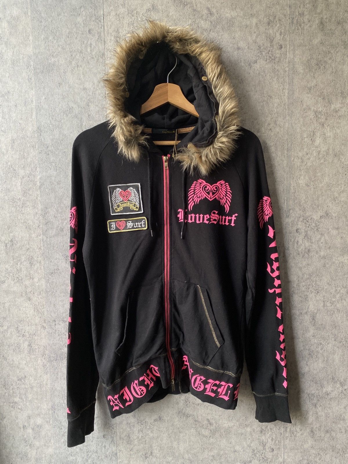 Japanese Brand Dal Fellow Fur Design Hoodie Size US M / EU 48-50 / 2 - 4 Thumbnail