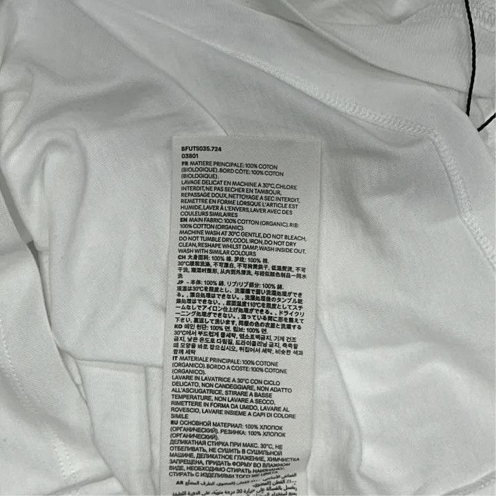 AMI AMIPARIS Casual White Short Sleeve T-Shirt -2507 Size US XS / EU 42 / 0 - 2 Thumbnail