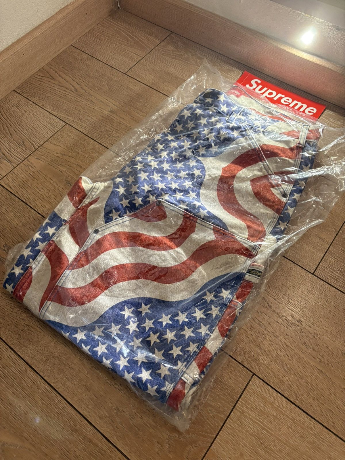 Supreme Flag Double Knee Painter Pant - Size:36 Size US 36 / EU 52 - 2 Thumbnail