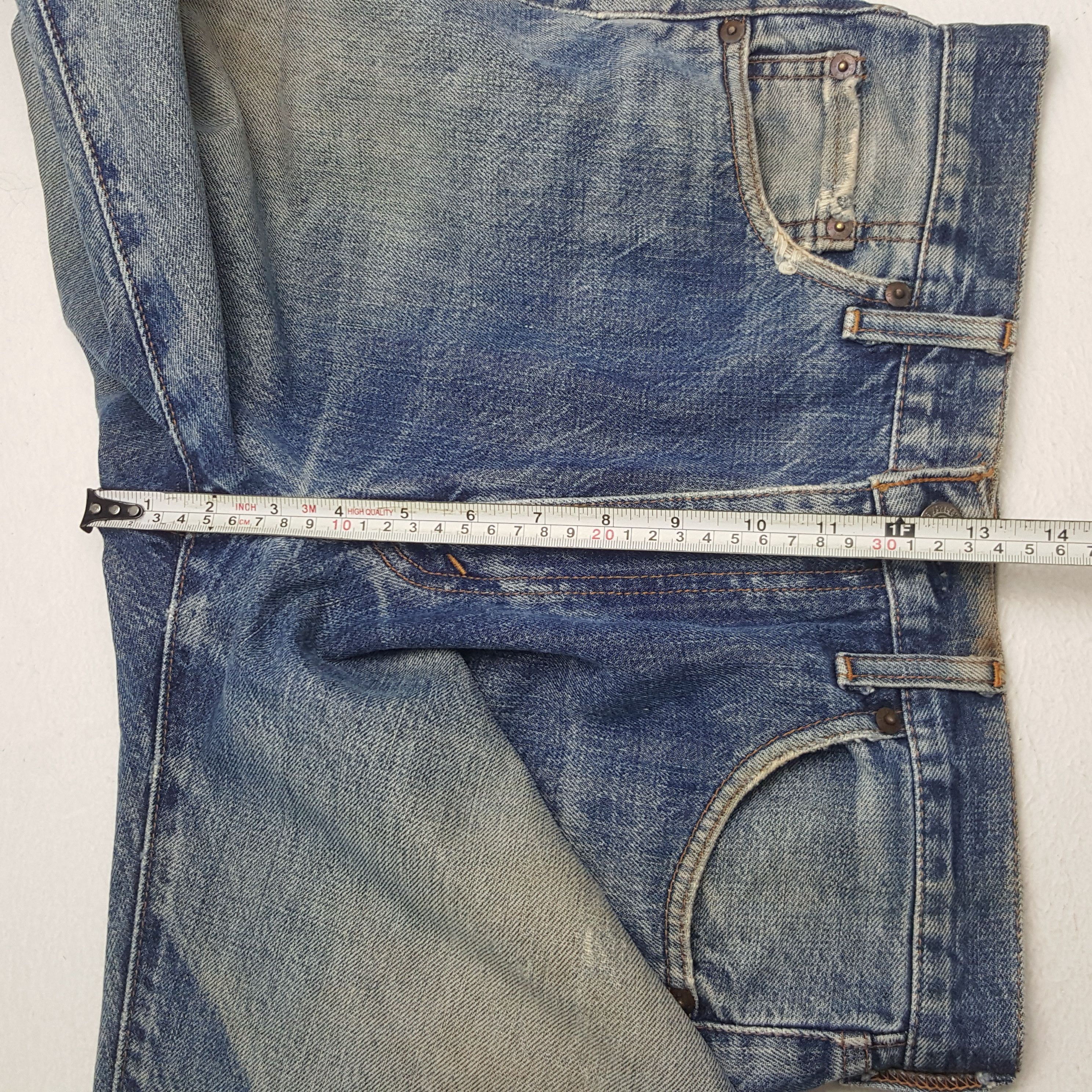 Levi's × Vintage Vintage Levi's Japan Selvedge Distressed Denim Jeans Size US 29 - 8 Thumbnail