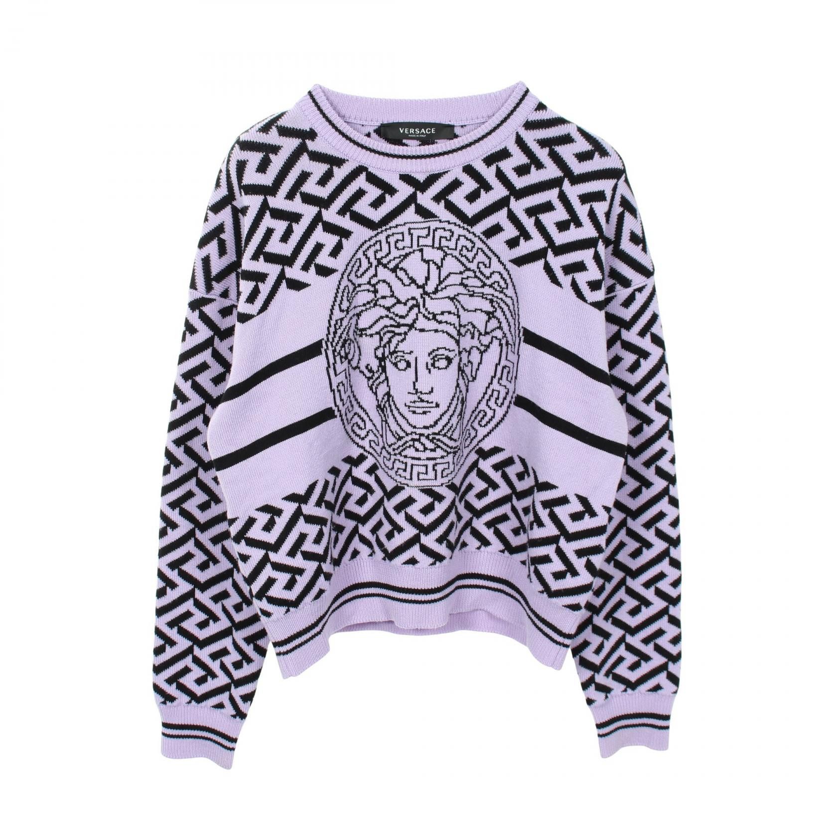 Versace Versace Versace Medusa Wool Cotton Knit Top Textile Tops DUTY FREE for USA Size ONE SIZE - 1 Thumbnail