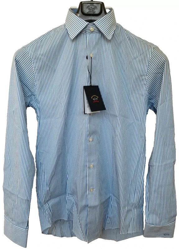 Paul & Shark RRP320€ PAUL&SHARK sz M Stretch Shirts Long Sleeves Striped Size US M / EU 48-50 / 2 - 1 Thumbnail