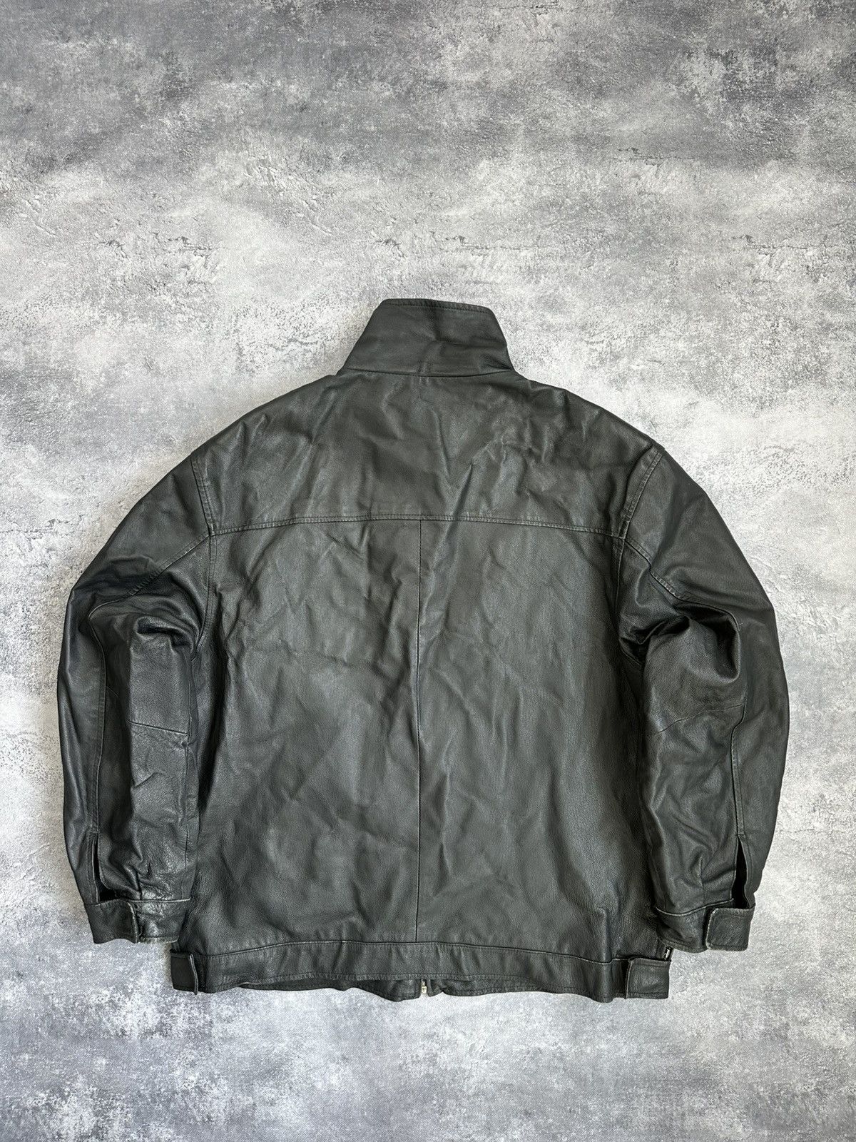 Japanese Brand Archive Heavy Japanese Vintage Black Leather Jacket Size US XL / EU 56 / 4 - 16 Thumbnail
