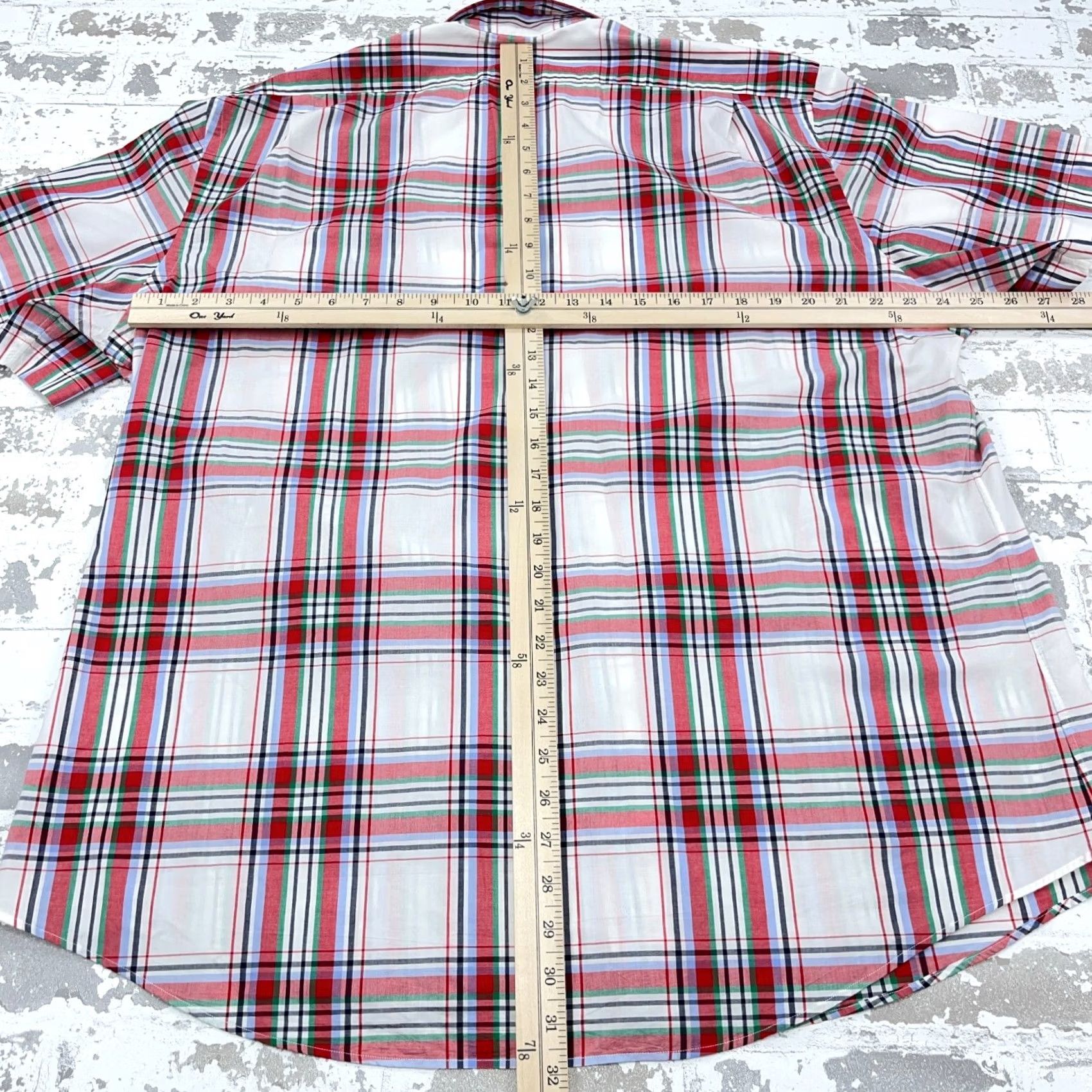 Polo Ralph Lauren Polo Ralph Lauren Shirt Men 2XL Red White Button Up Plaid Classic Fit Button-Down Short Sleeve Mens Size US XXL / EU 58 / 5 - 5 Thumbnail