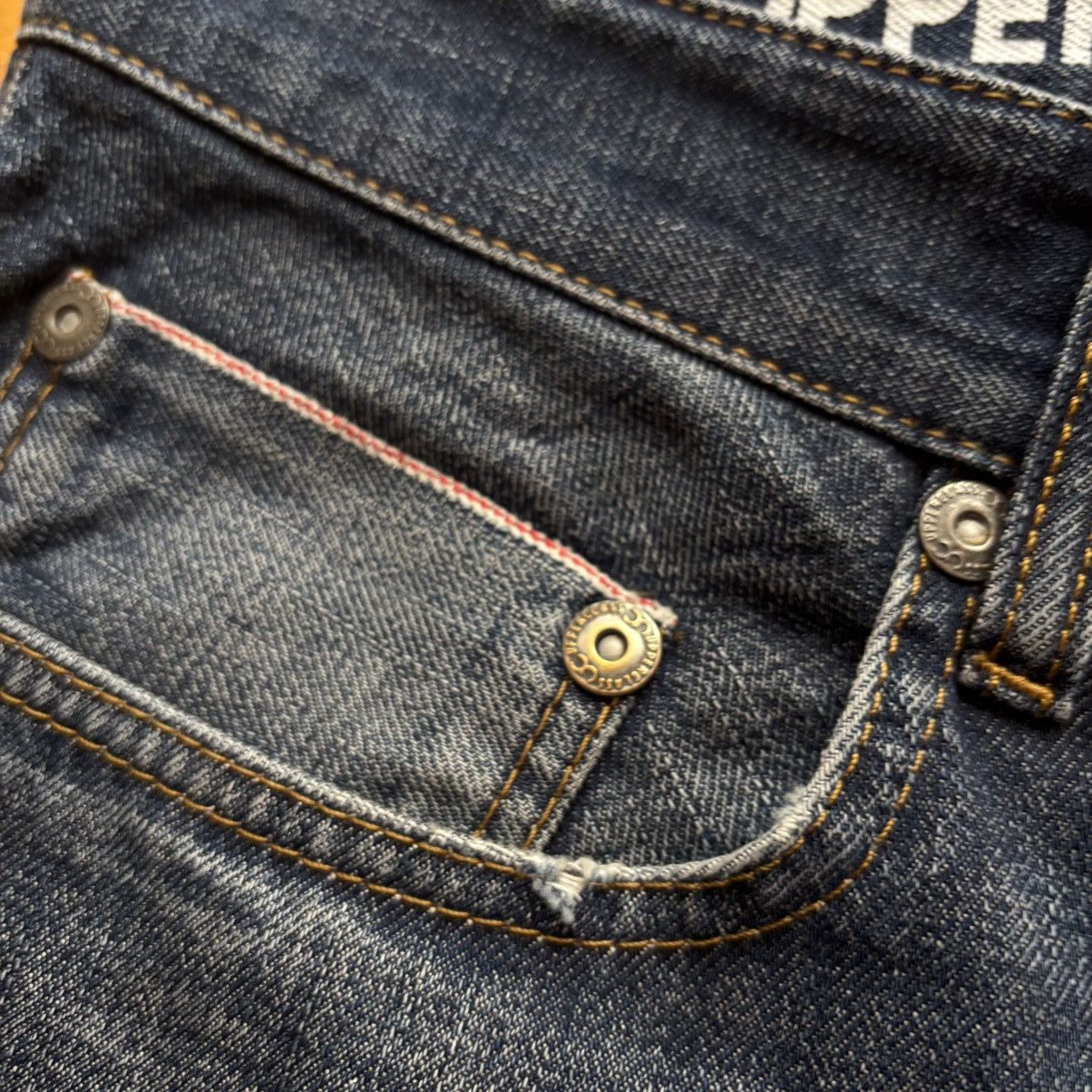 Iron Heart Upper Class Selvage Denim Jeans M-202 Strait Cut Size US 34 / EU 50 - 6 Thumbnail