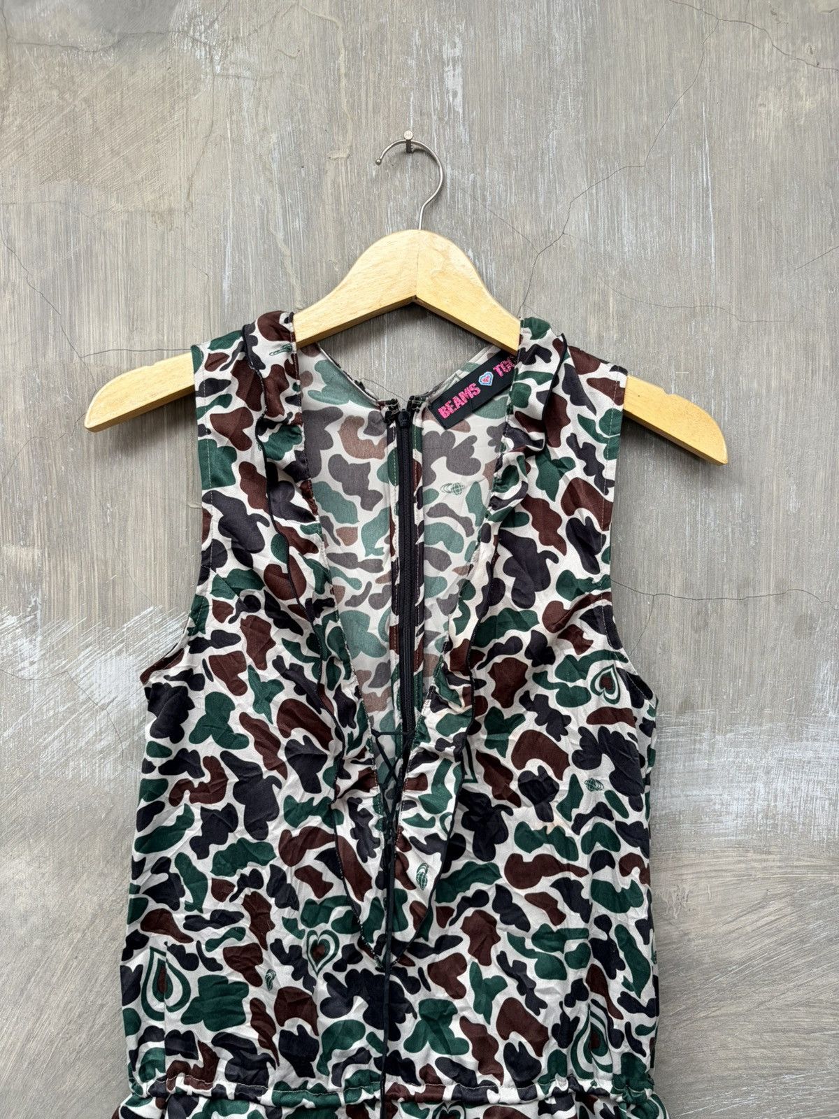 Beams Japan Y2K Japanese Beams Camo Women Jumpsuit Size S / US 4 / IT 40 - 6 Thumbnail