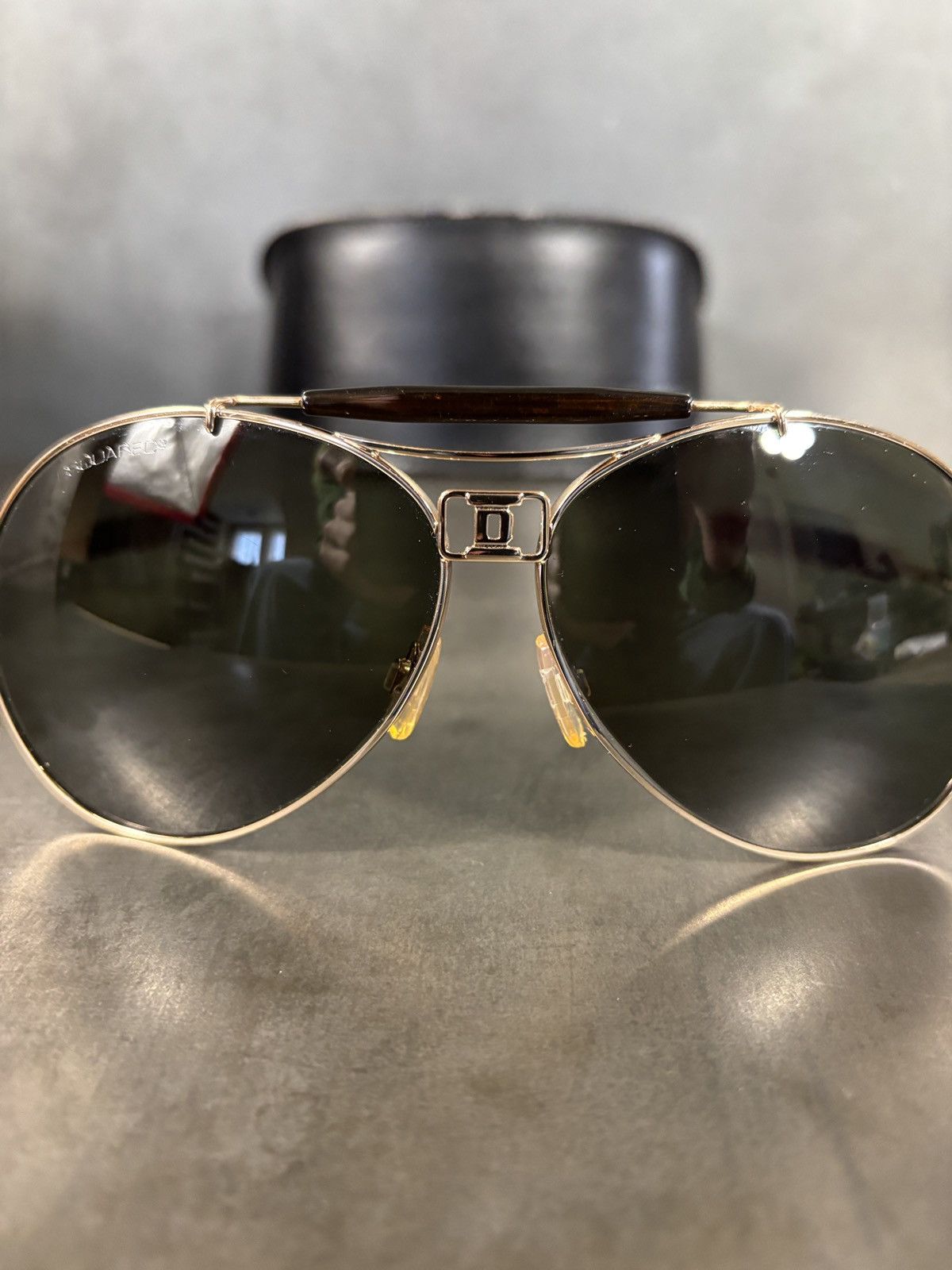 Dsquared2 2010 DSquared2 Sunglasses Metal Aviators DQ 0001 Italy Size ONE SIZE - 20 Thumbnail