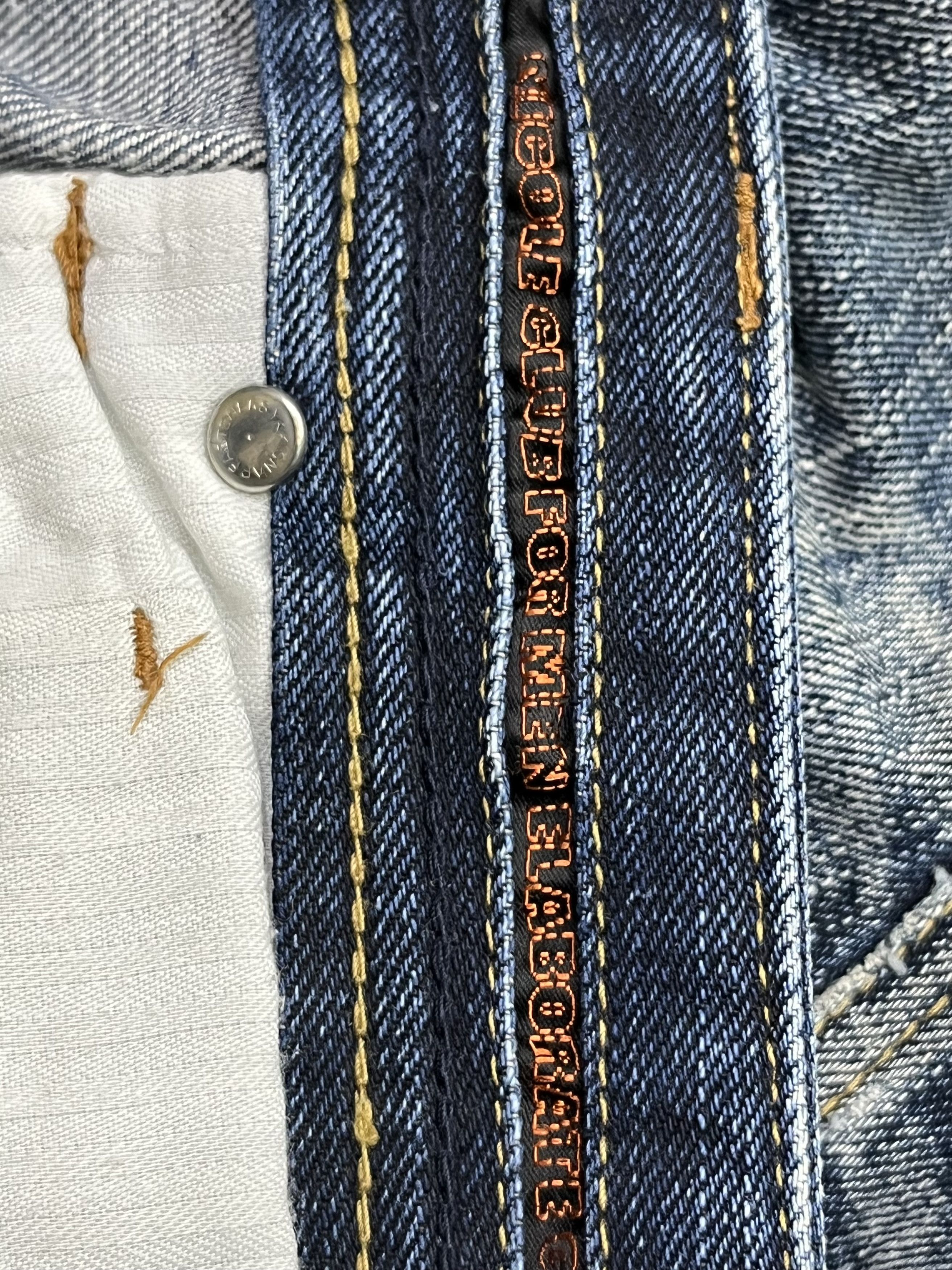 Nicole Club Nicole Club For Men Japan Flare Jeans - Distressed Acid Wash Size US 31 - 15 Thumbnail