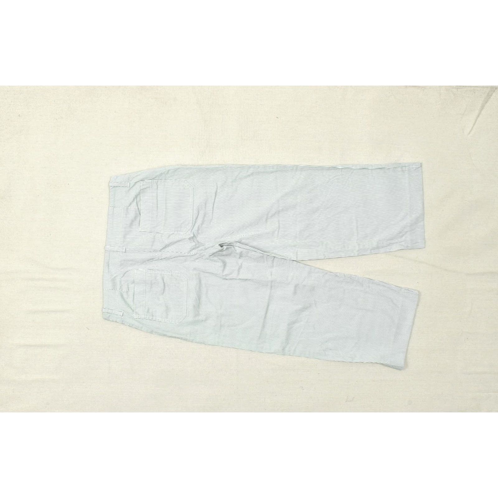 Talbots Talbots Women's Size 6 Blue White Seersucker Striped Straight Leg Chino Pants Size 28" / US 6 / IT 42 - 8 Thumbnail