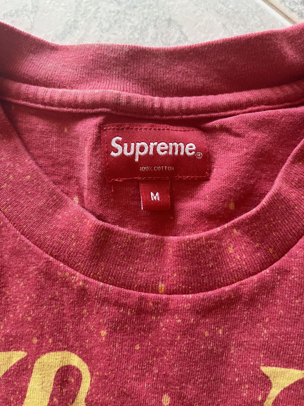Supreme Supreme Red T Shirt Size US M / EU 48-50 / 2 - 3 Thumbnail