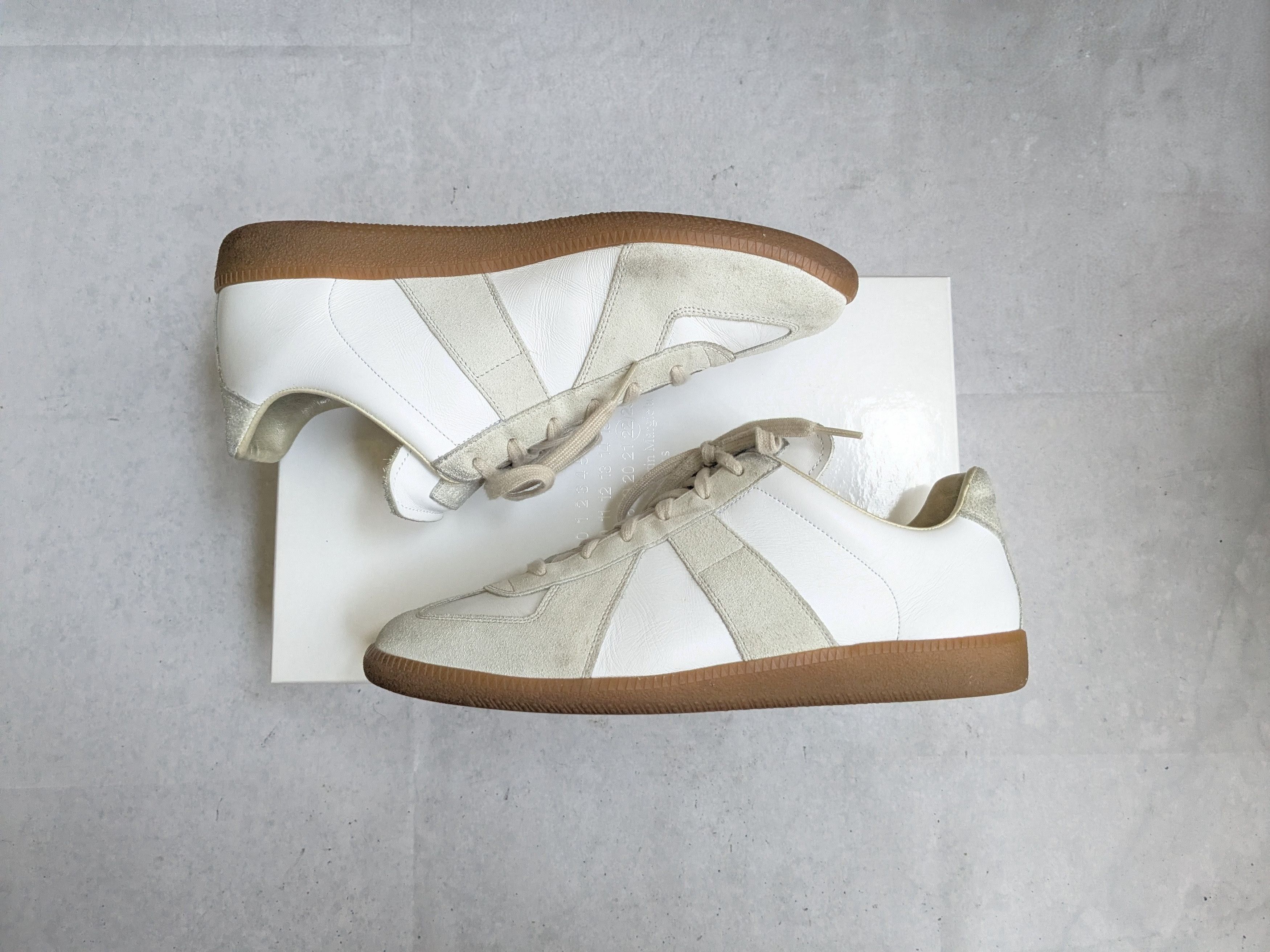 Maison Margiela Maison Margiela GAT Replica White 10 43 Low Tops Size US 10 / EU 43 - 4 Thumbnail