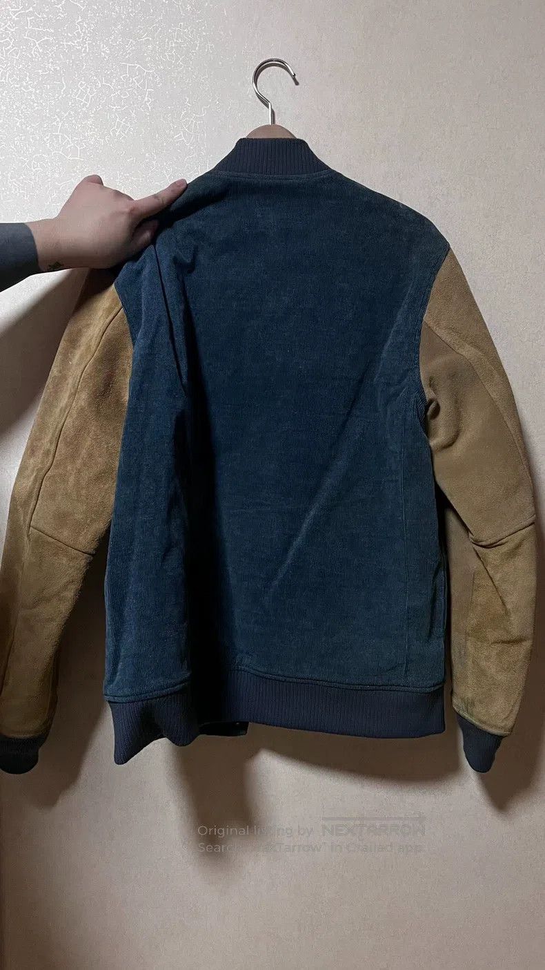 Neighborhood Neighborhood Cotton Jacket Fleece Lined Leather Sleeves Size US L / EU 52-54 / 3 - 3 Thumbnail