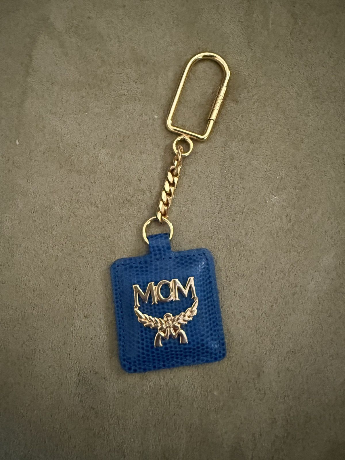 MCM MCM Visetos Leather Keychain, Genuine, w/ COA & Original Box Size ONE SIZE - 1 Thumbnail