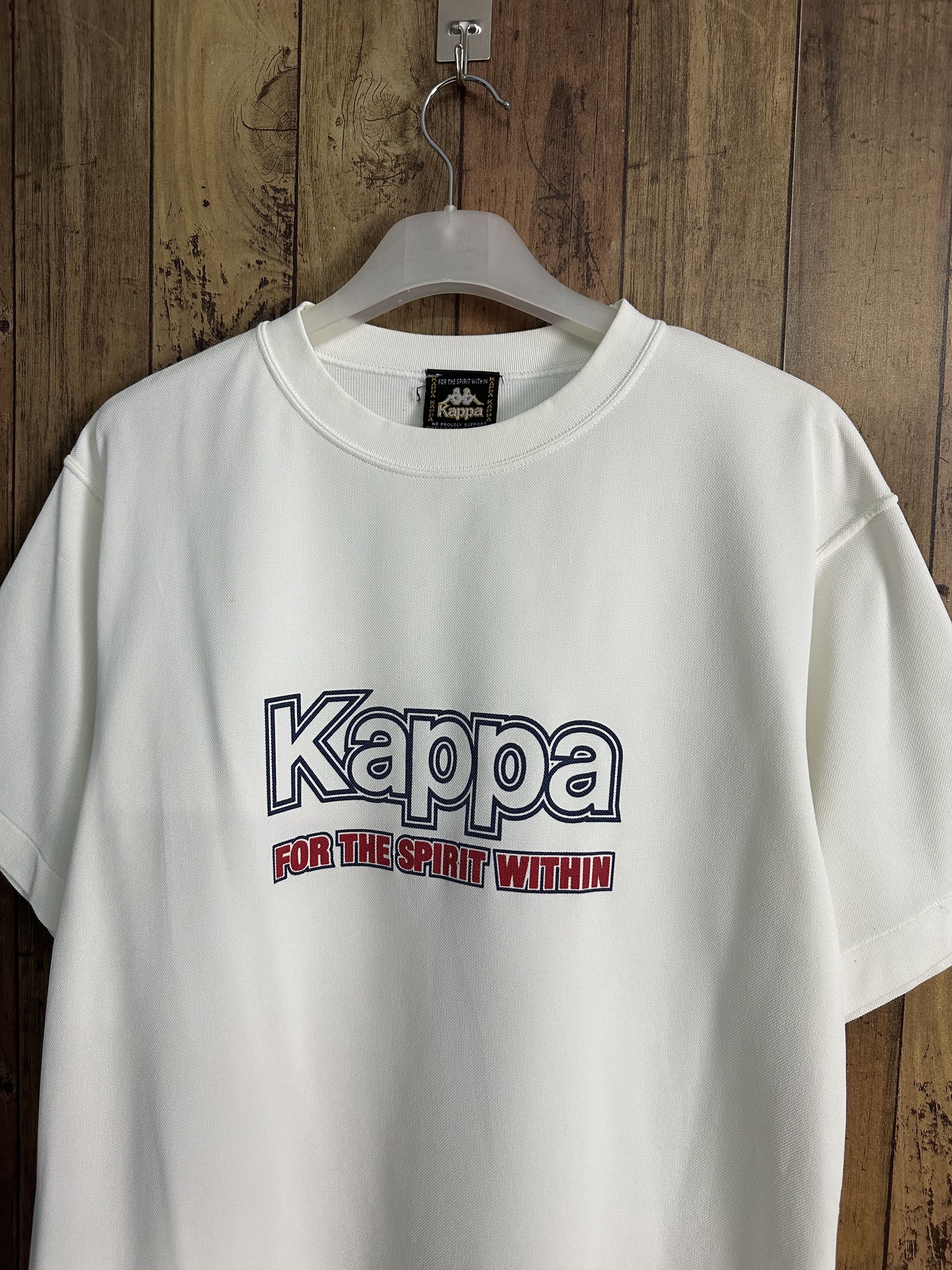 Kappa Vintage Kappa Single Stitch Spell Out Logo Tshirt A337 Size US L / EU 52-54 / 3 - 2 Thumbnail