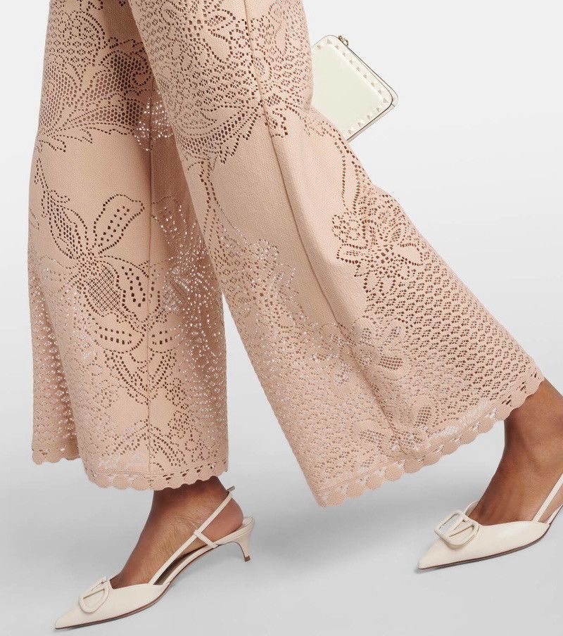 Valentino Valentino Guipure Lace Pants Size 27" / US 4 / IT 40 - 3 Thumbnail