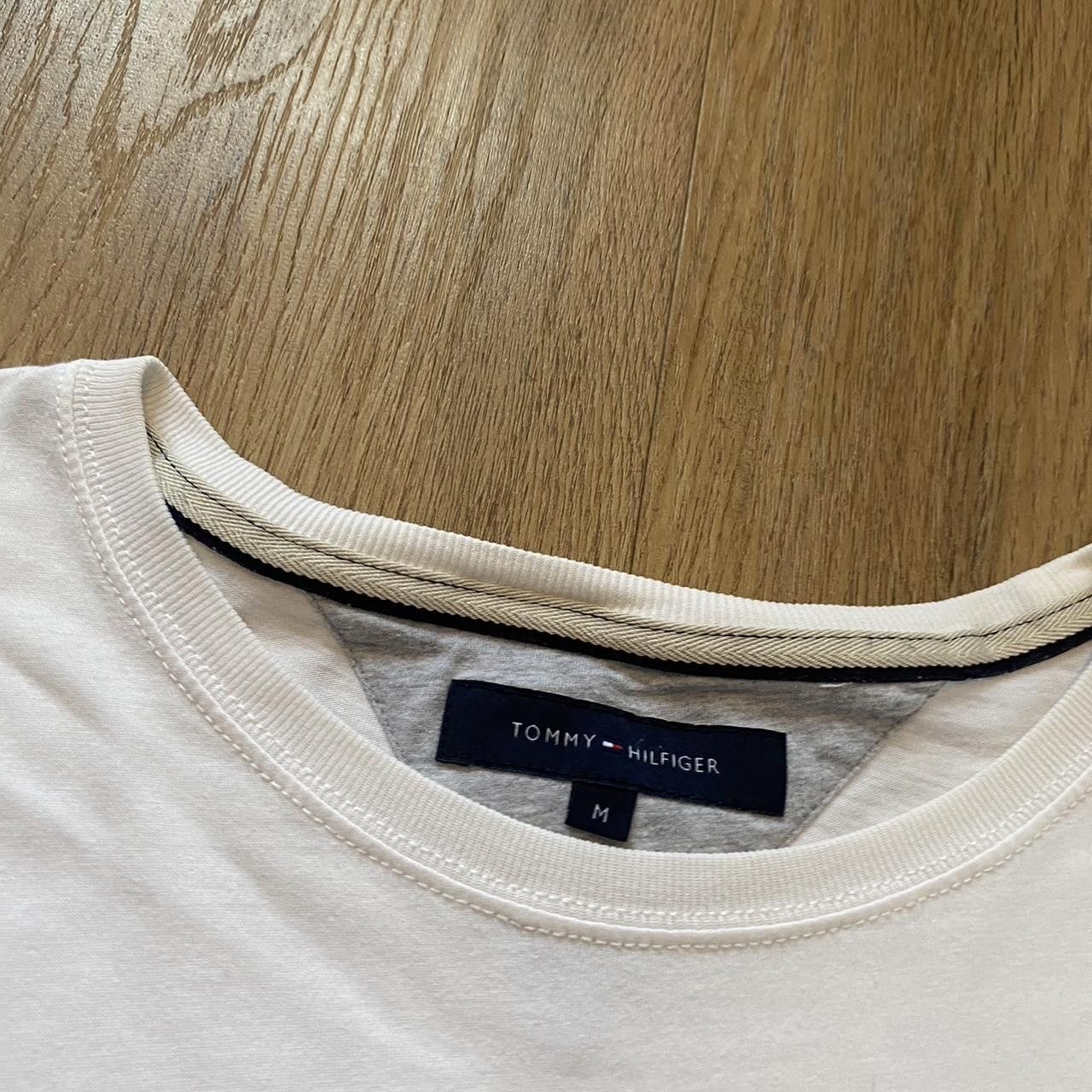 Tommy Hilfiger Tommy Hilfiger white and blue T-shirt Big Print Palm Size US M / EU 48-50 / 2 - 5 Thumbnail