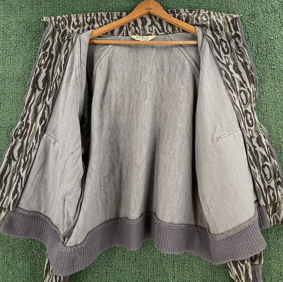 L.L. Bean 80’s L.L. Bean Wool Tree Bark Camouflage Jacket XL Short Size US XL / EU 56 / 4 - 5 Thumbnail