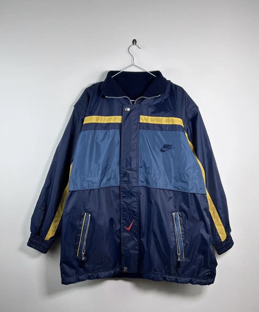 Other Vintage Nike Fleece Reversible Swoosh Down Puffer Jacket XL Size US XL / EU 56 / 4 - 1 Thumbnail