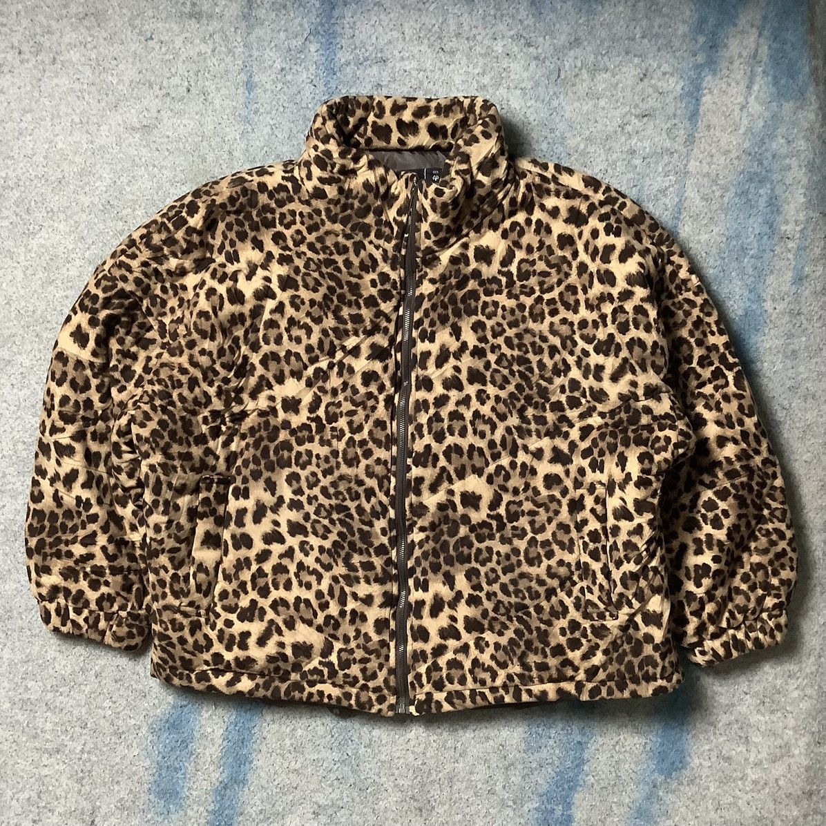 Hysteric Glamour × Japanese Brand × Le Grande Bleu (L.G.B.) Vintage Japanese Leopard Fur Imitation Boxy Style LGB IF6W9 Size US XL / EU 56 / 4 - 1 Thumbnail