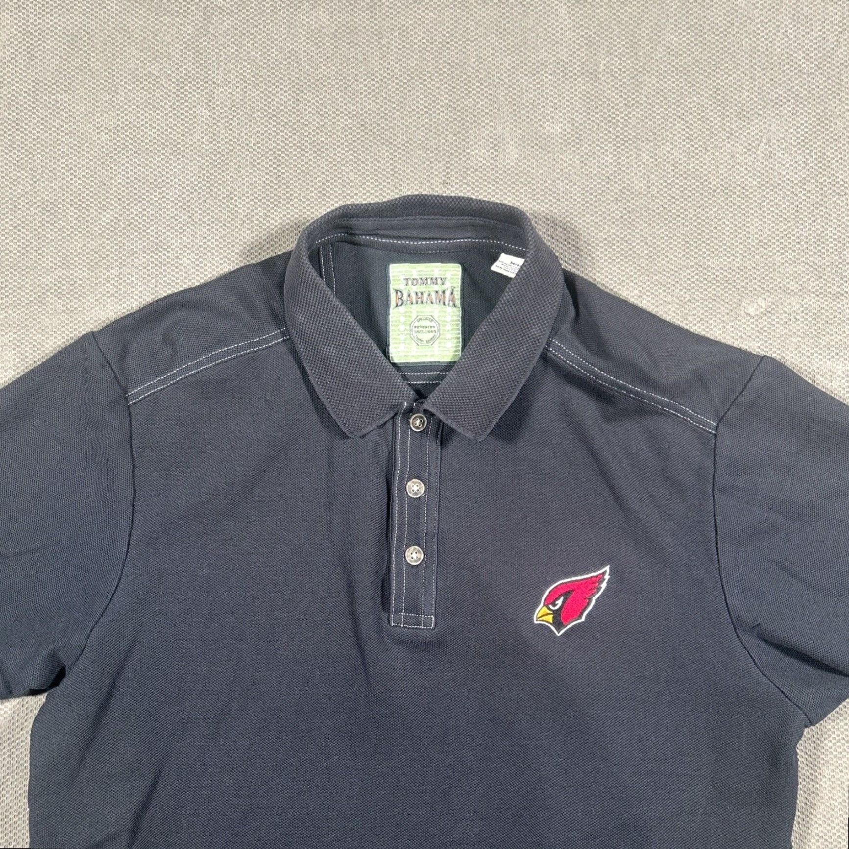 Tommy Bahama Tommy Bahama Polo Short Sleeve Shirt Black Medium Mens Button-Up Embroidered Cotton Polyester Size US M / EU 48-50 / 2 - 7 Thumbnail
