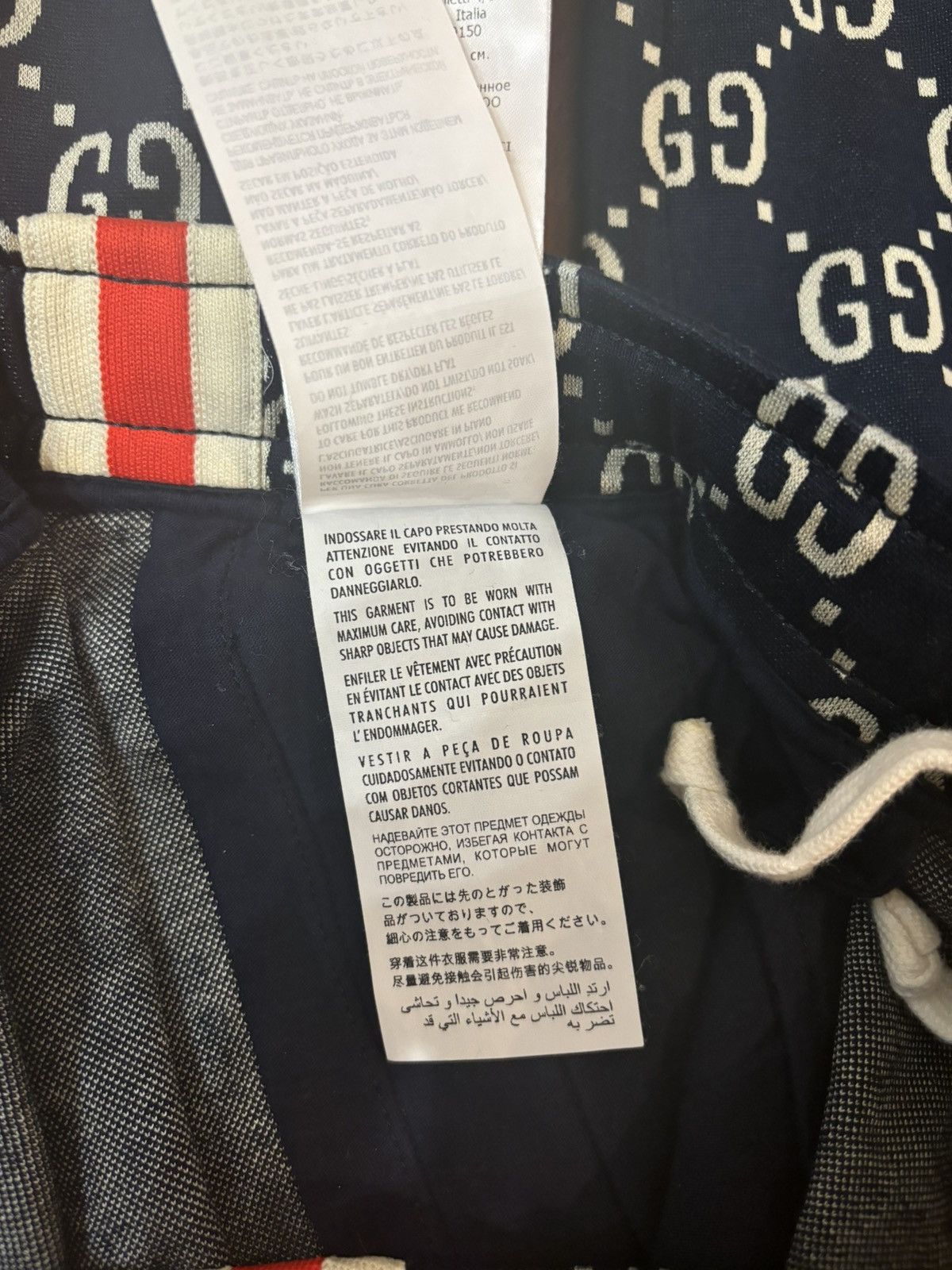 【送料&関税込】Gucci gg Pants GG cotton canvas pant in blue | GUCCI® US