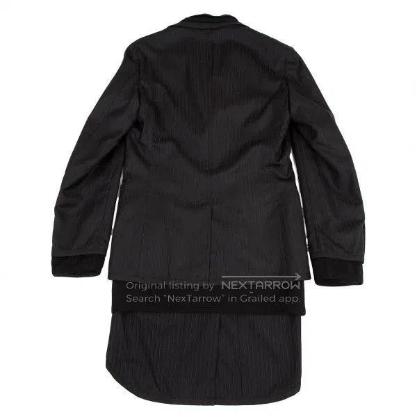 Comme des Garcons COMME des GARCONS HOMME PLUS Layered Blazer. Size US XS / EU 42 / 0 - 2 Thumbnail