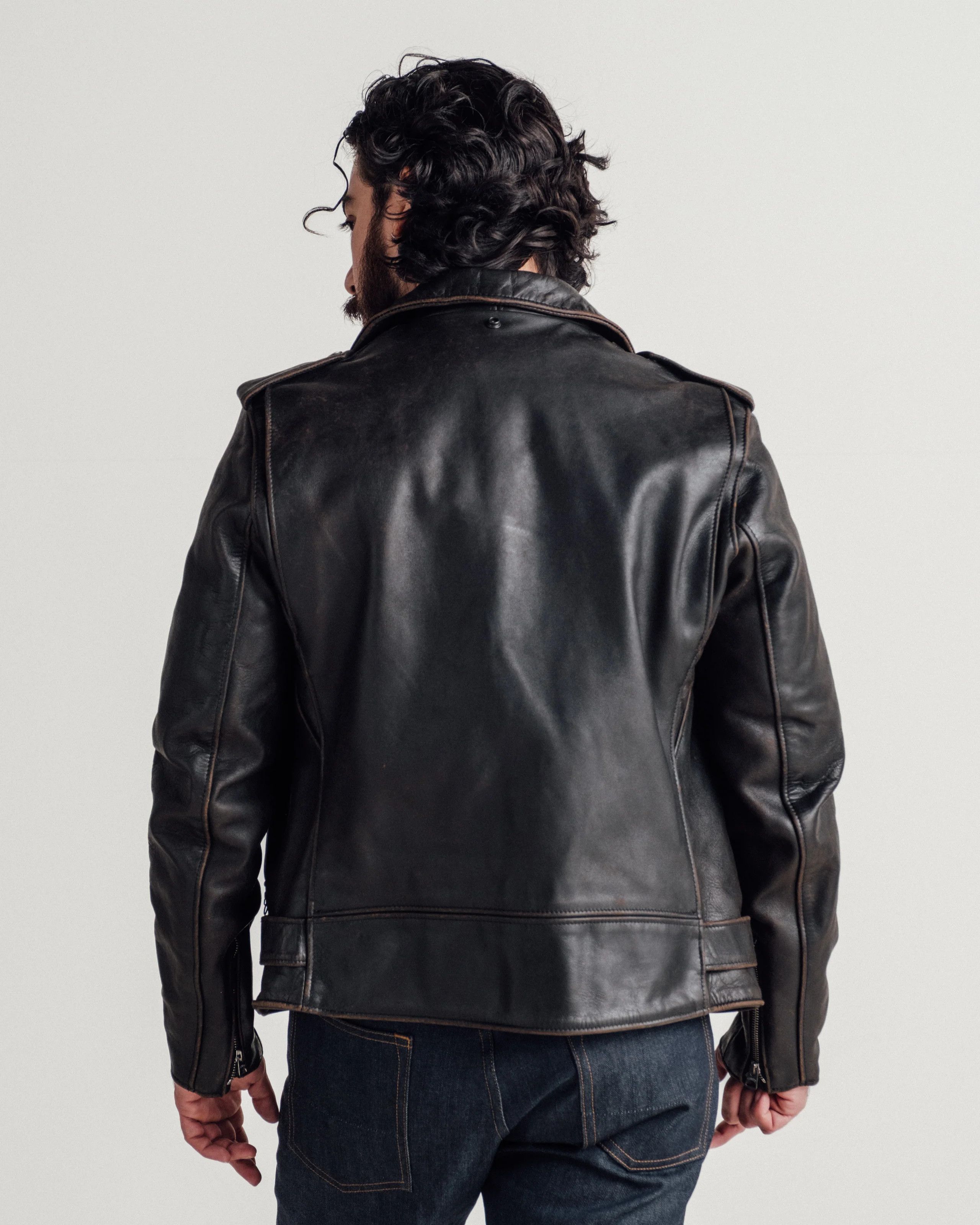 Schott Schott NYC P50VN Vintaged Cowhide Perfecto Jacket – Large Size US L / EU 52-54 / 3 - 3 Thumbnail