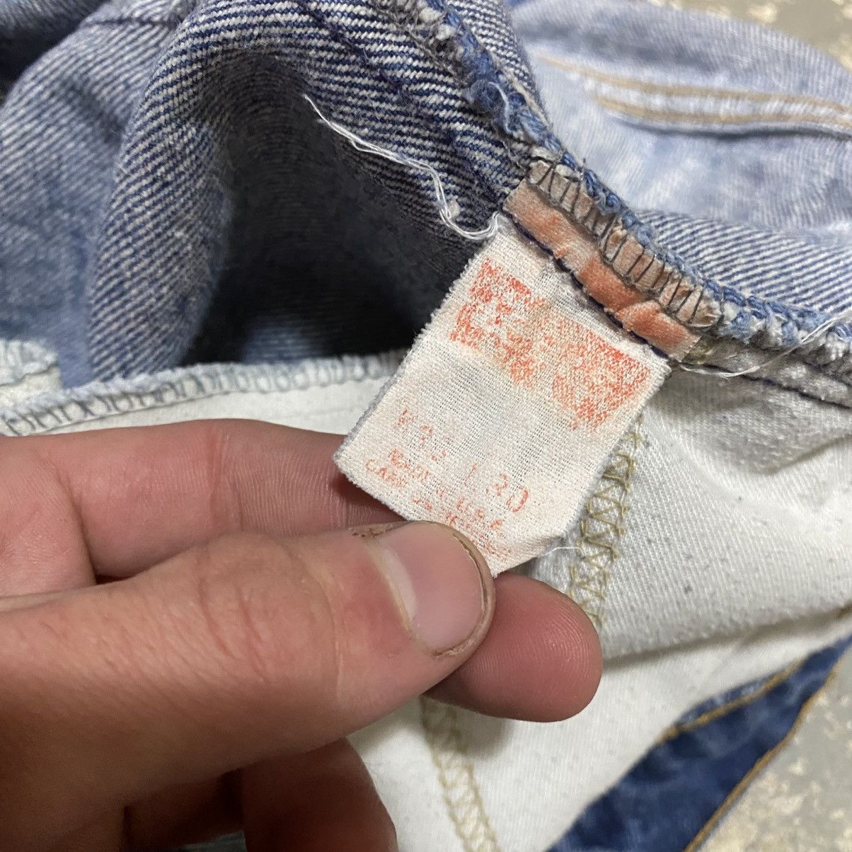 Levi's × Vintage Vintage Levi’s 517 Boot Cut Blue Denim Jeans USA 80s Size US 34 / EU 50 - 3 Thumbnail