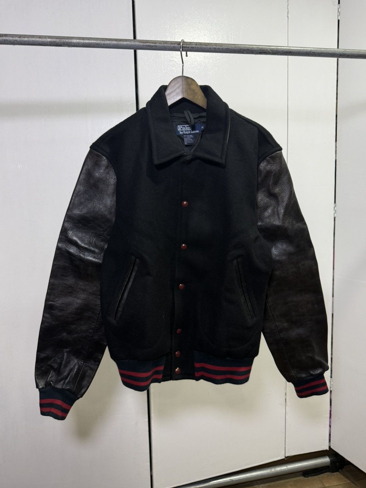 Polo Ralph Lauren Vintage Polo Ralph Lauren Laurent Varsity Jacket Size US M / EU 48-50 / 2 - 1 Thumbnail