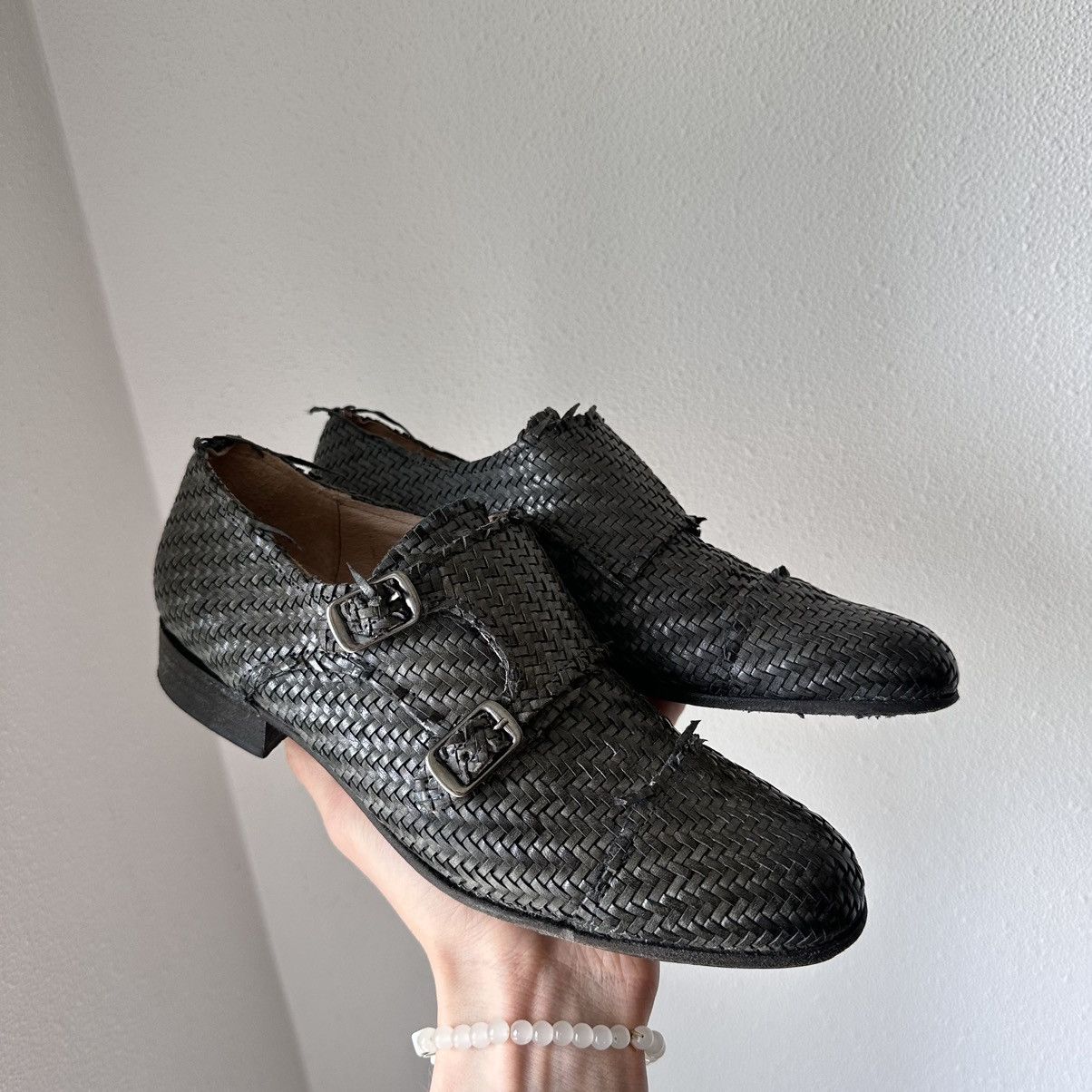 Dirk Bikkembergs Archive If Six Was Nine LGB Wicker Boots As 98 Guidi Vibe Size US 7 / IT 37 - 4 Thumbnail