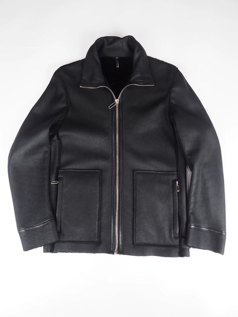 Dior × Hedi Slimane AW2007 “Navigate” shearling leather bondage