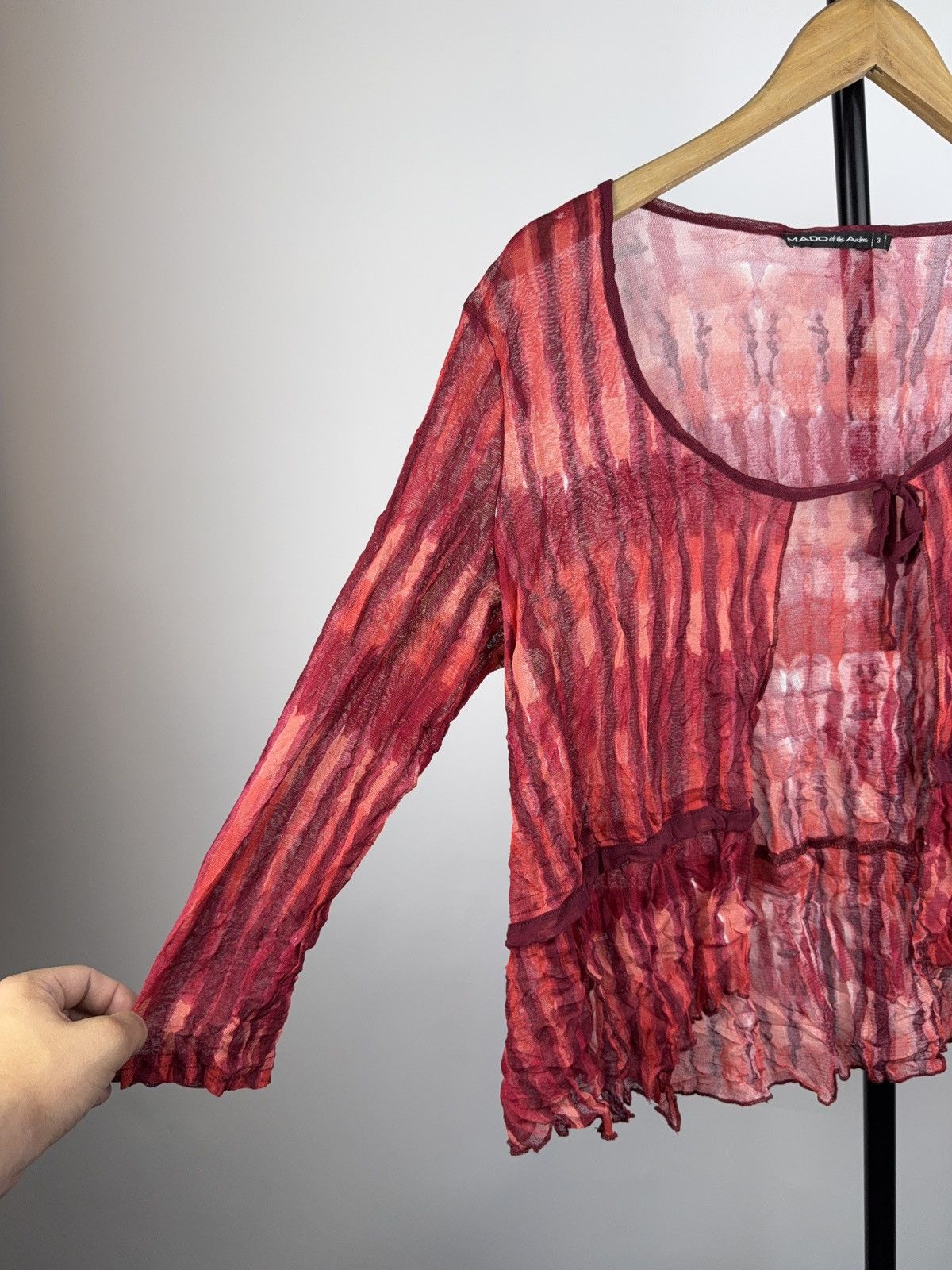 Other Vintage 90s Avant Garde JPG Style Italy Stretch Top Size L Size L / US 10 / IT 46 - 5 Thumbnail