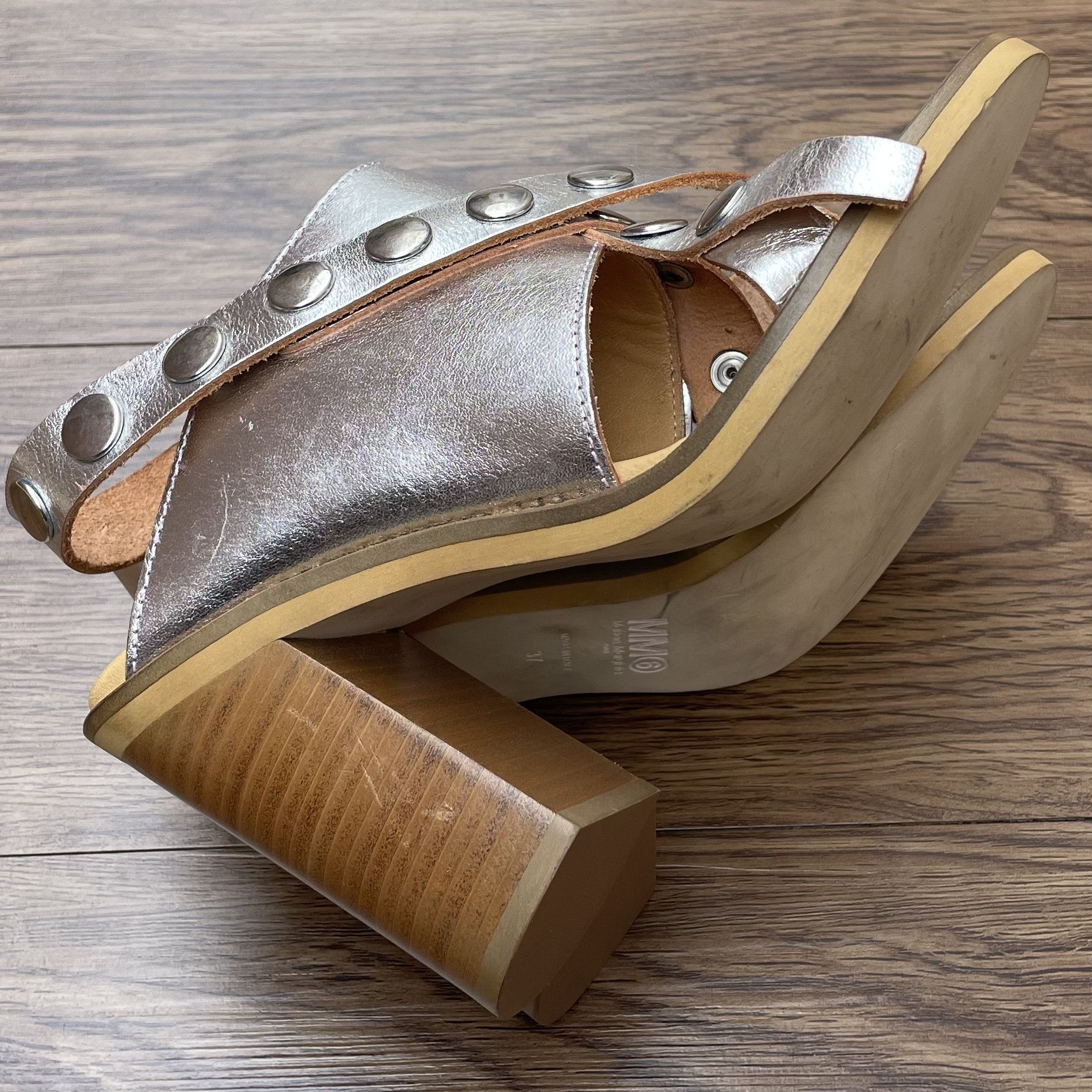 MM6 Maison Margiela MM6 Heeled Sandal Size US 7 / IT 37 - 13 Thumbnail