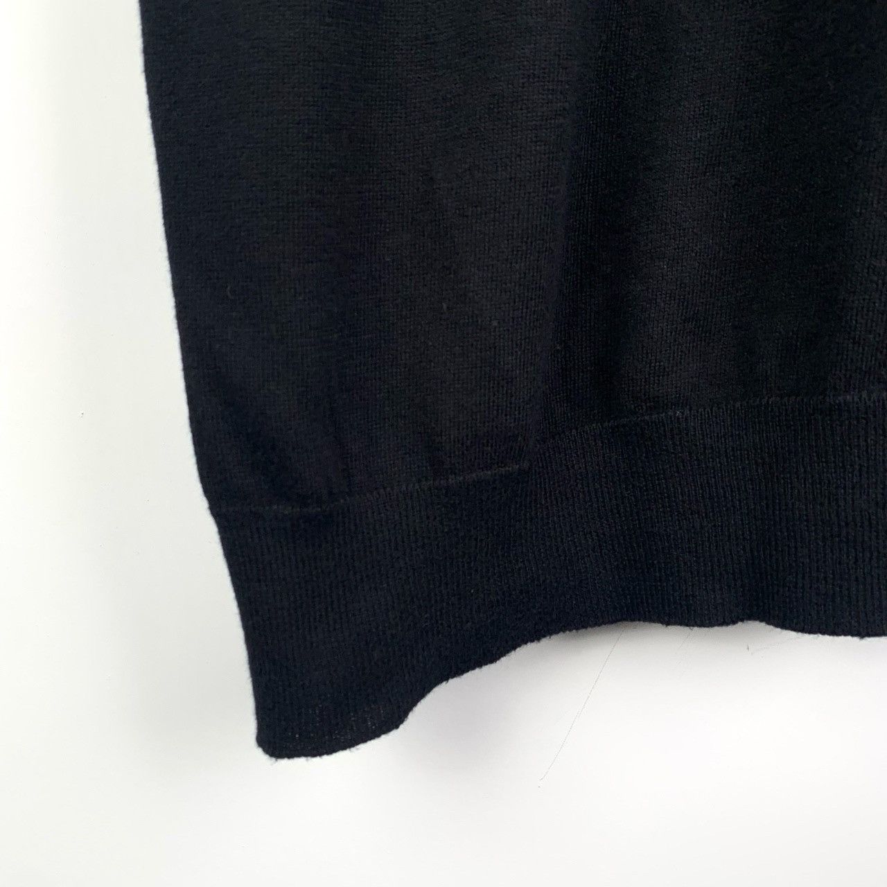 Prada Prada Round Neck Black Cotton Short-Sleeve Knit Top Size US XL / EU 56 / 4 - 4 Thumbnail