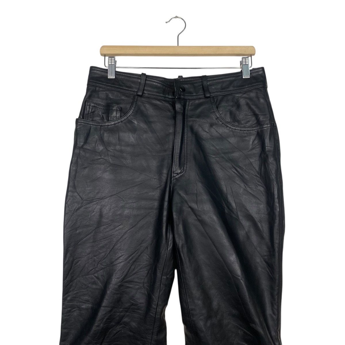 Genuine Leather × Japanese Brand × Leather Unbranded leather pant Size US 32 / EU 48 - 3 Thumbnail