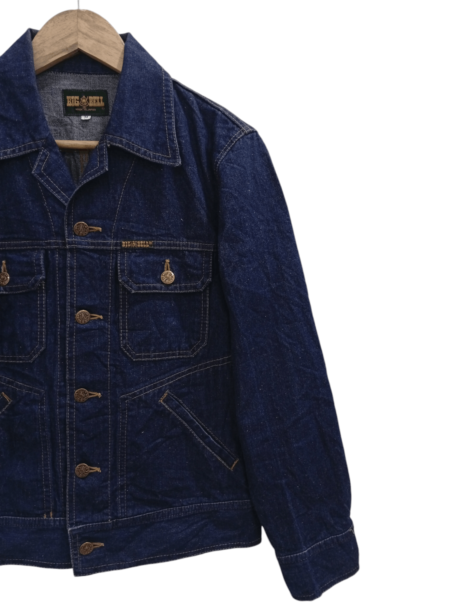 Japanese Brand × Vintage 🔥🔥Vintage Big Bell Denim Trucker Jacket Size US M / EU 48-50 / 2 - 3 Thumbnail