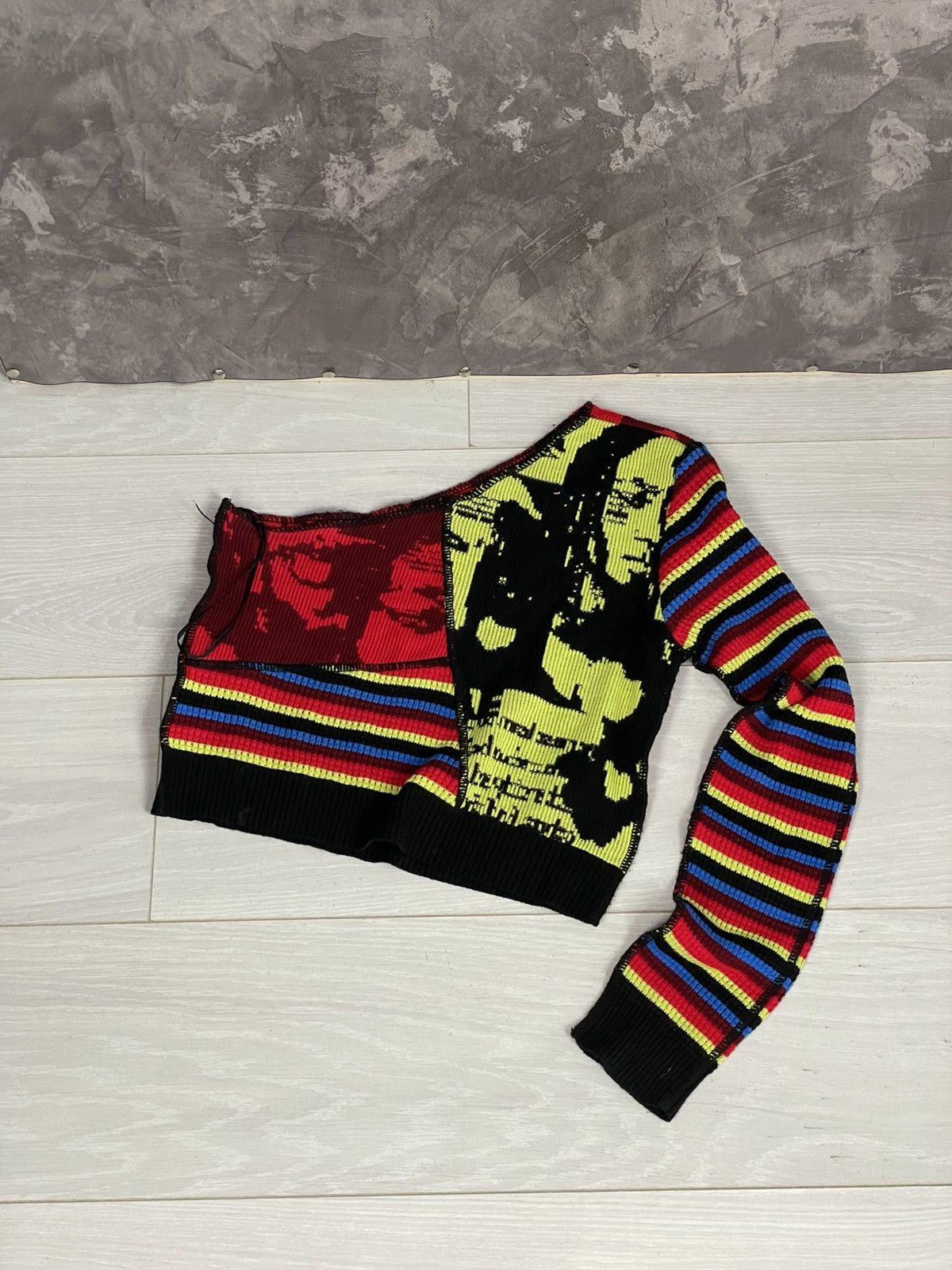 Hysteric Glamour × Vintage Y2K Archival Hysteric Glamour Style Crop Sweater Size M / US 6-8 / IT 42-44 - 1 Thumbnail