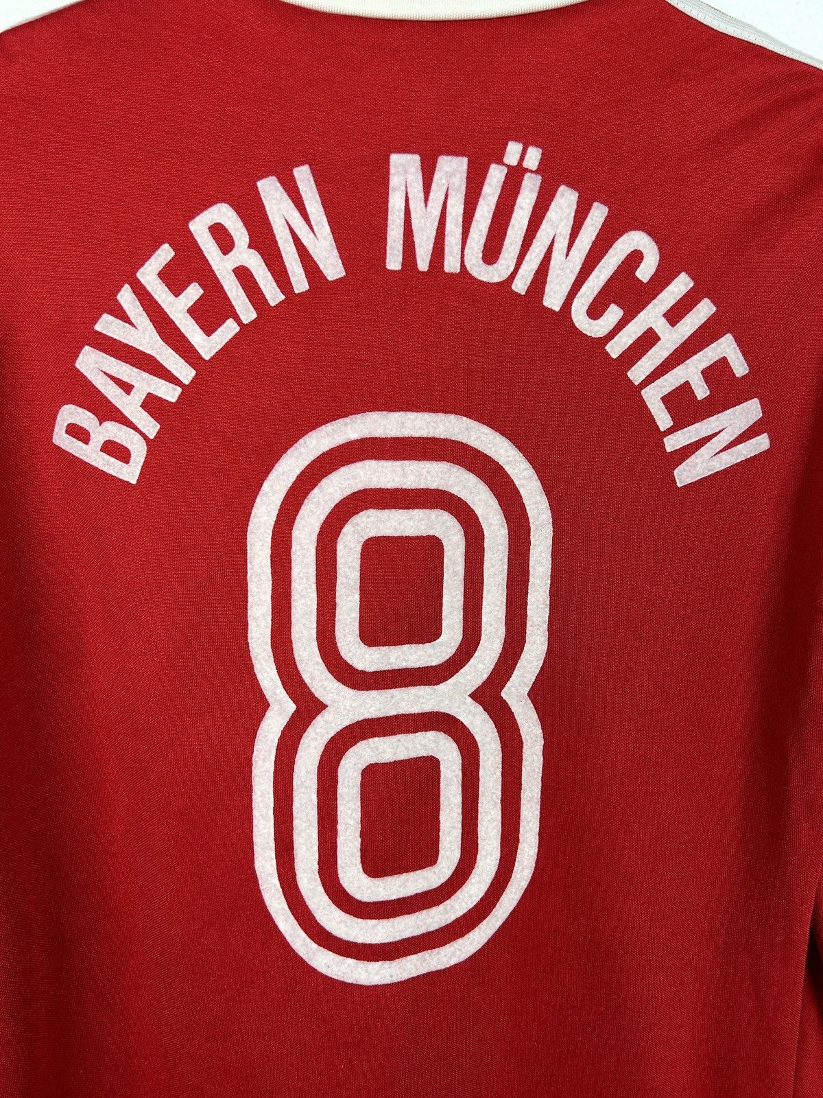 Adidas 80s Adidas Bayern Munchen 1983/84 Home Kit #8 Issue Jersey Size US M / EU 48-50 / 2 - 2 Thumbnail